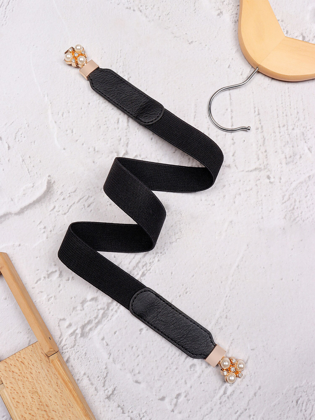 Buy Berrylush Women Black Embellished Belt Belts for Women 22804490