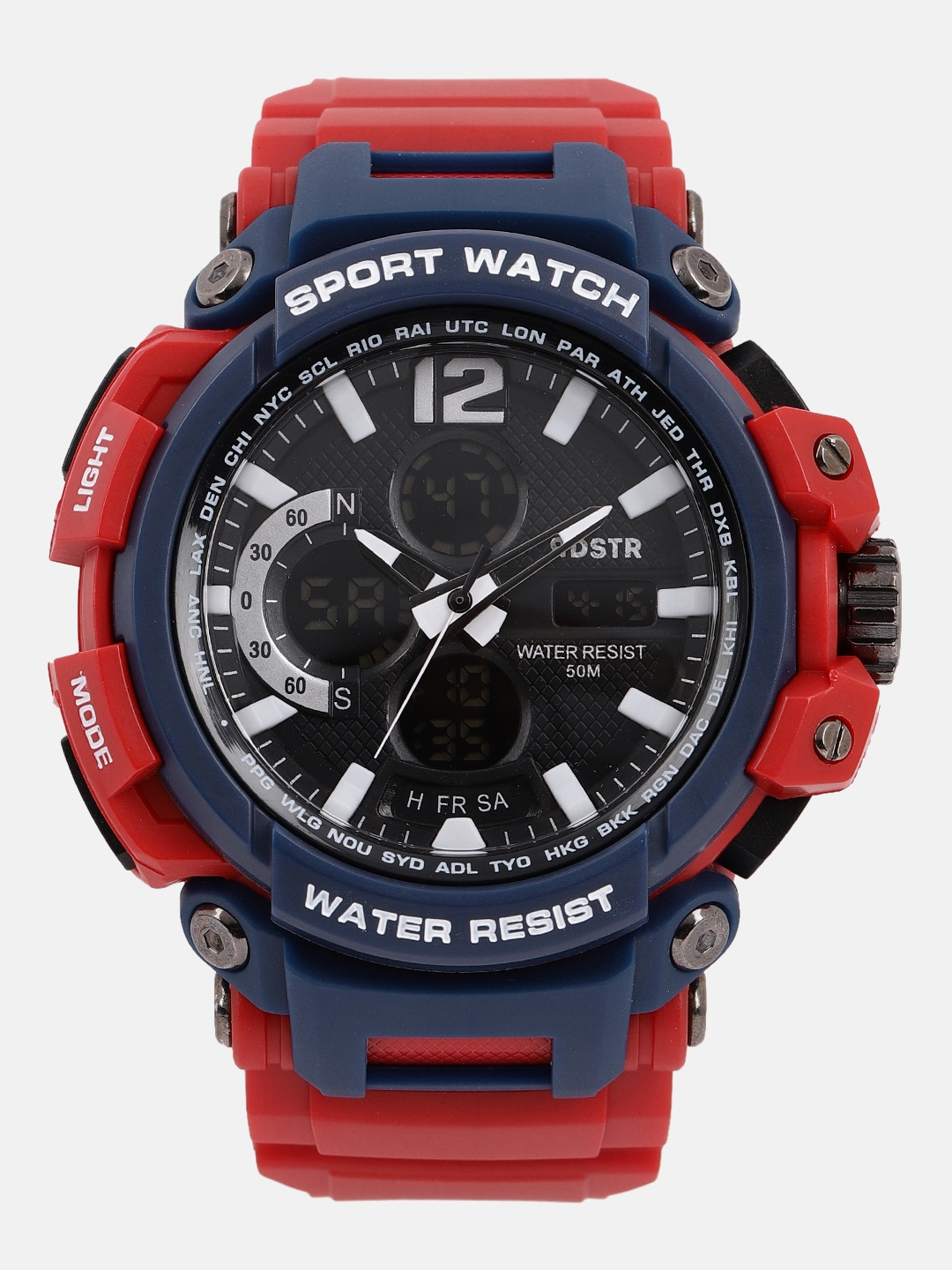 roadster analogue and digital watch