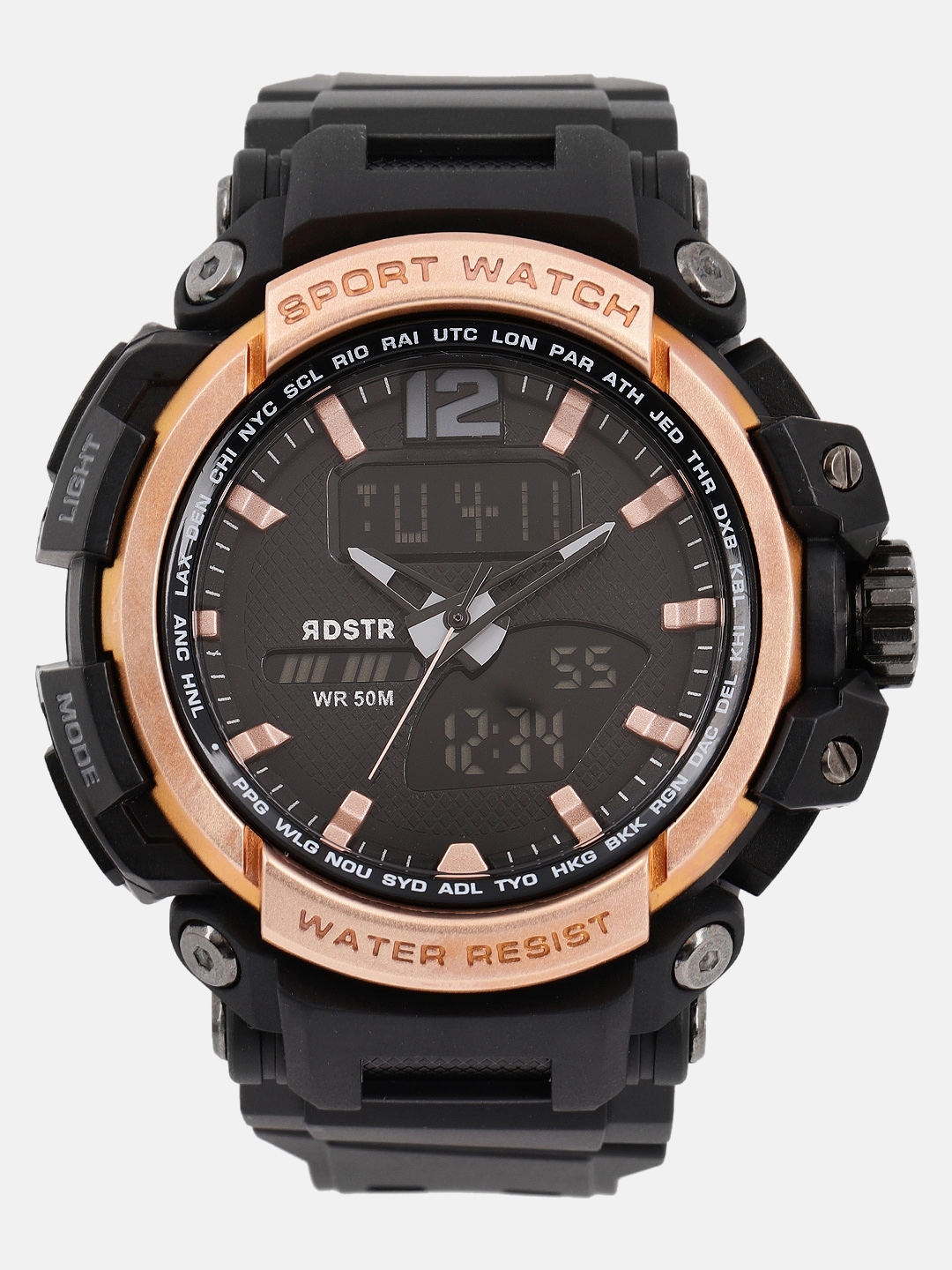 roadster analogue and digital watch