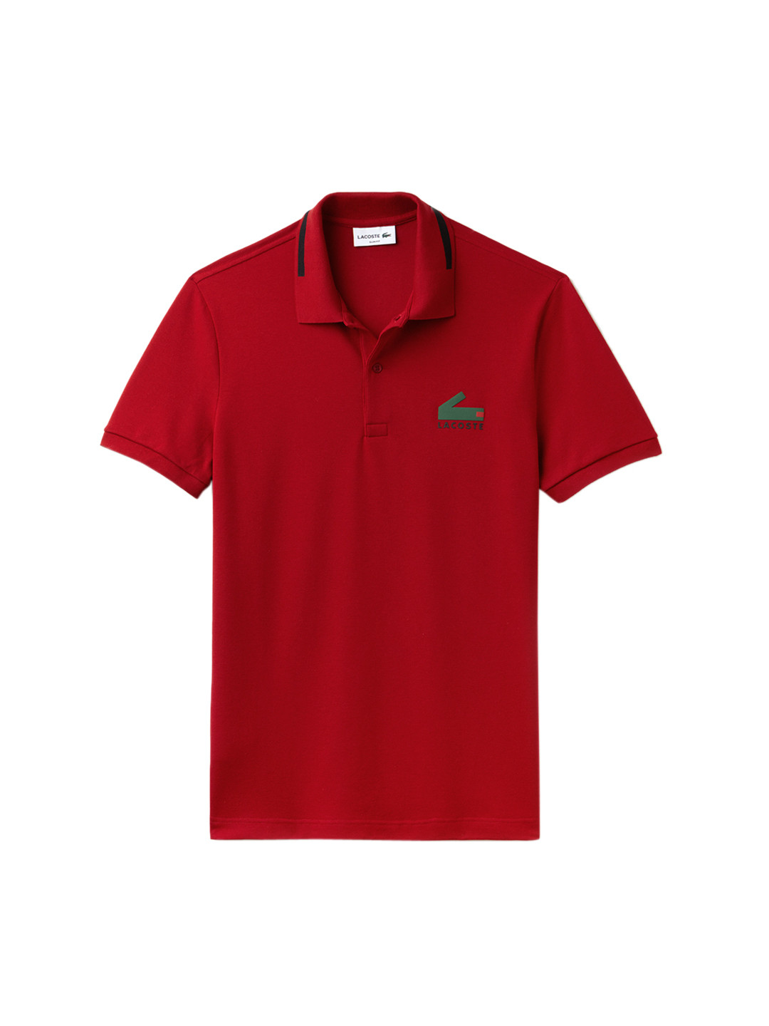 lacoste maroon t shirt