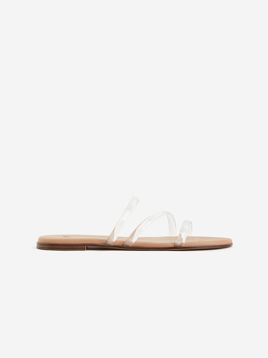 h&m quilted slides