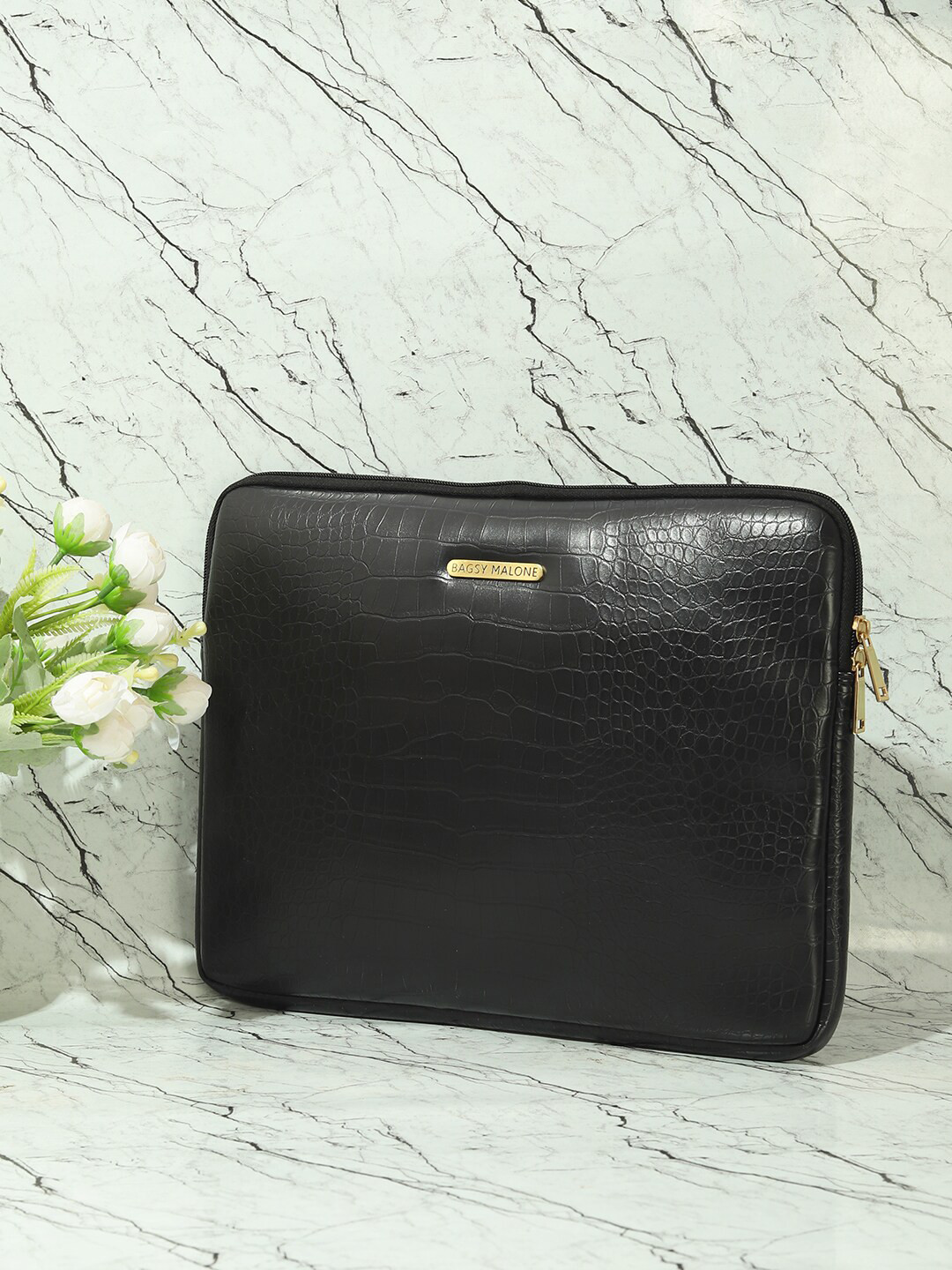 Buy Bagsy Malone Textured PU Laptop Sleeve Laptop Bag for Unisex