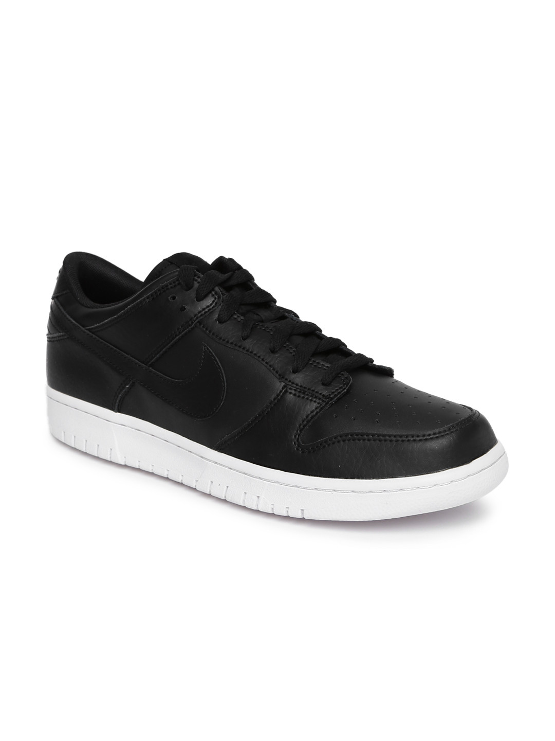 Buy Nike Men Black DUNK LOW Leather Sneakers Casual Shoes for Men