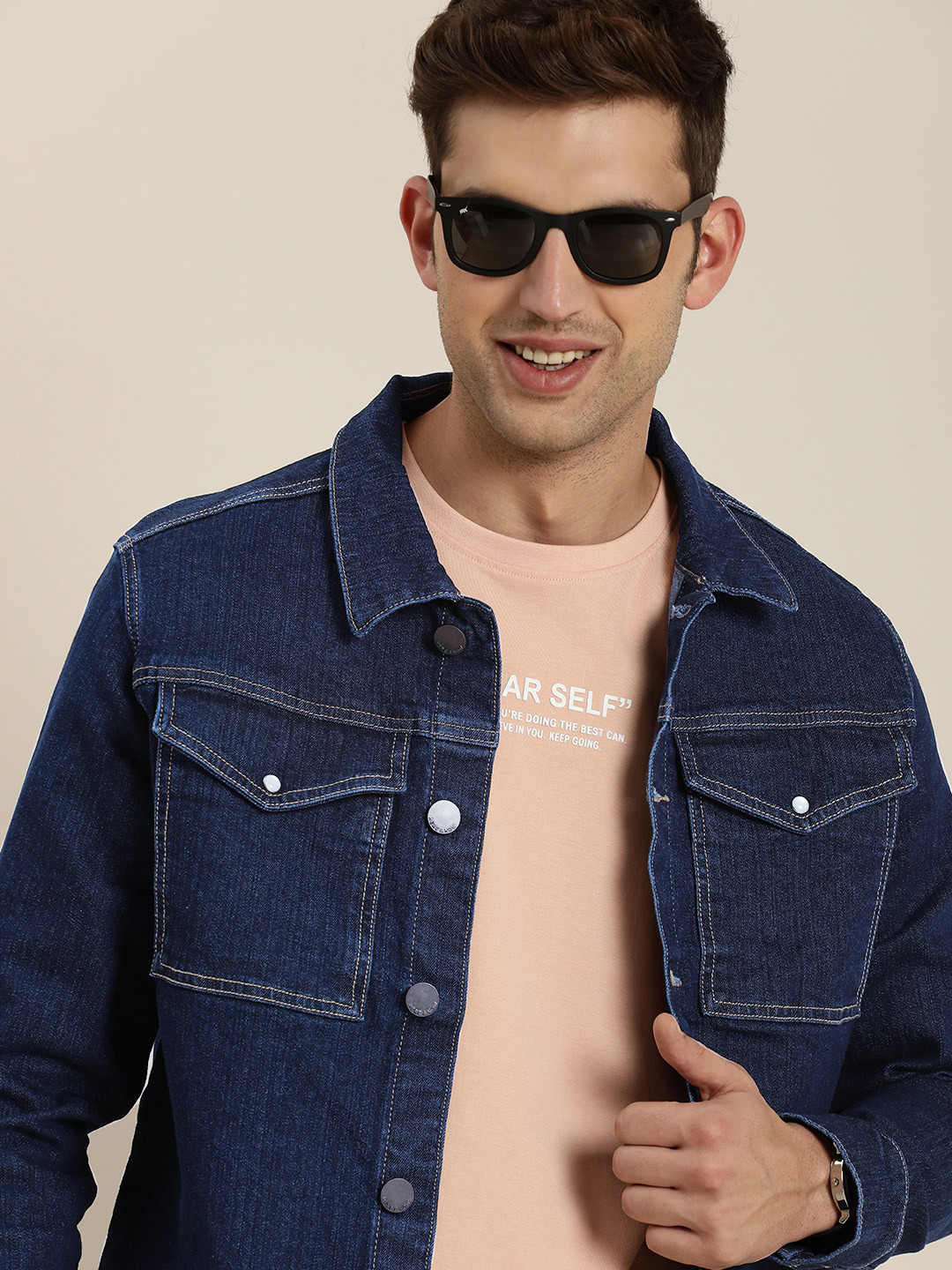 Buy HERE NOW Solid Full Sleeves Casual Denim Jacket Jackets For Men buy-here-now-solid-full-sleeves-casual-denim-jacket-jackets-for-men