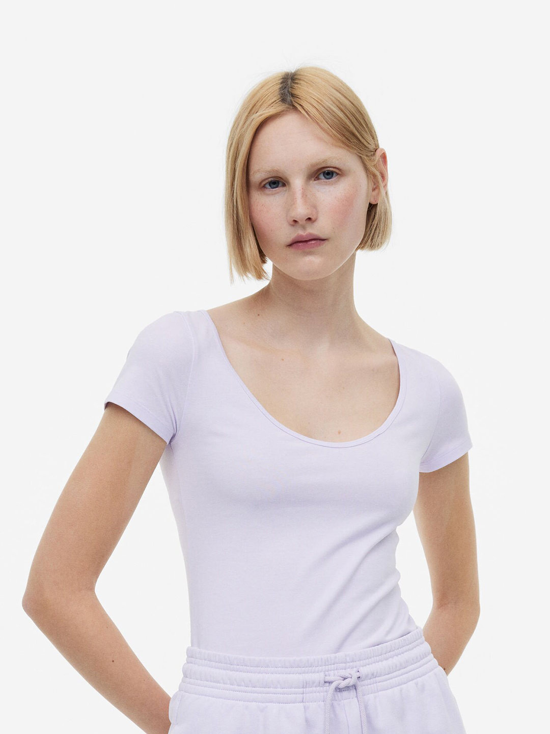 Buy H&M Women Fitted T Shirt Tshirts for Women 22884328 Myntra