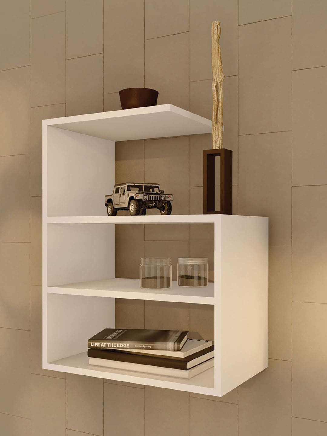 Buy RANDOM White Wooden Wall Shelves Wall Shelves for Unisex 22893954