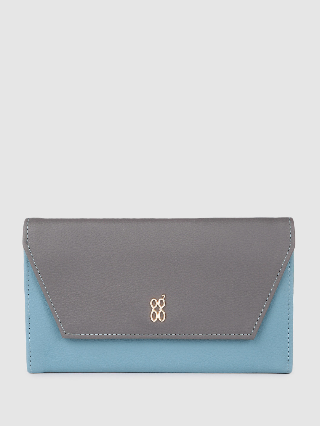 Buy Baggit Women Bichrome Solid Three Fold Wallet - Wallets for Women ...