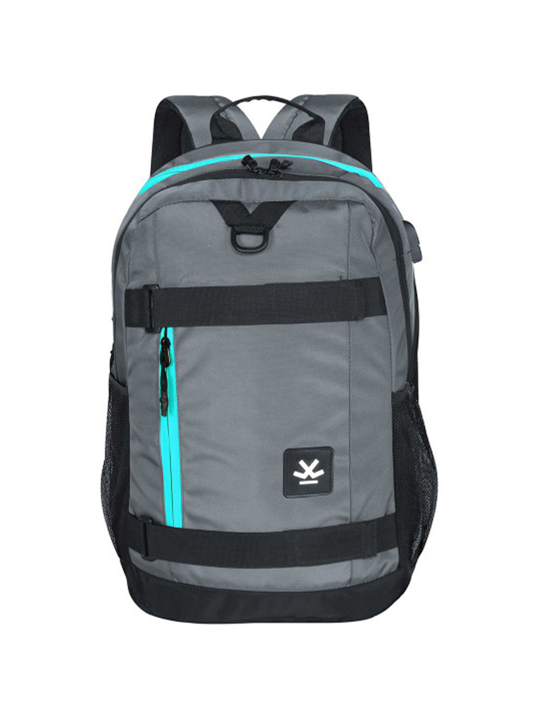 Grey Unsw Backpack Buy WROGN Unisex Grey & Black Backpack With Reflective Strip ...