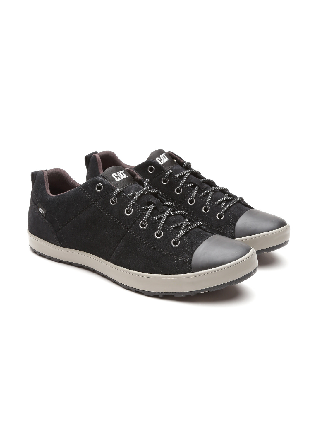 Buy CAT Men Black Suede Sneakers Casual Shoes for Men 2292939 Myntra