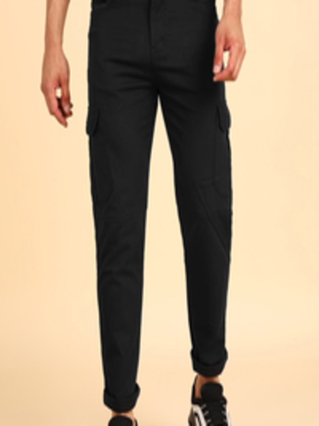 Buy MONTREZ Men Mid Rise Comfort Cotton Cargos Trousers - Trousers for ...