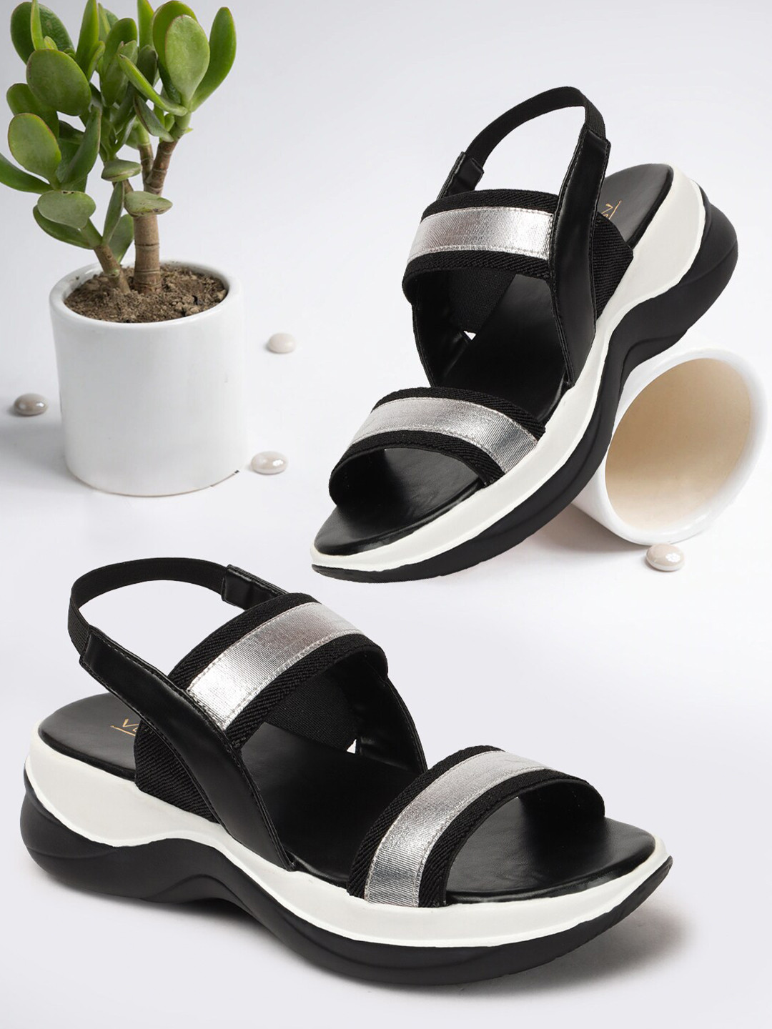 open toe flats amazon