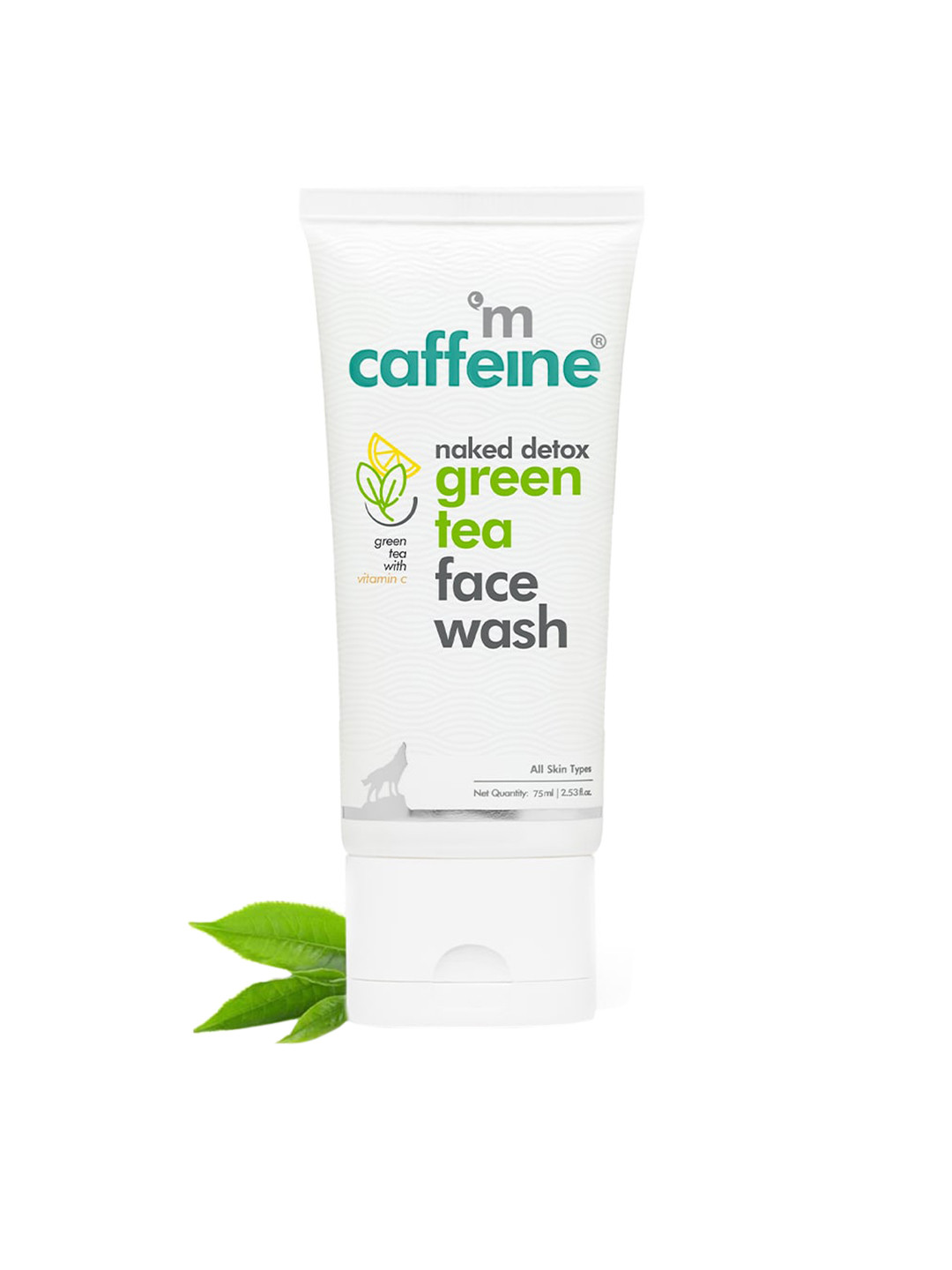 Buy MCaffeine Naked Detox Green Tea Face Wash With Vitamin C 75 Ml