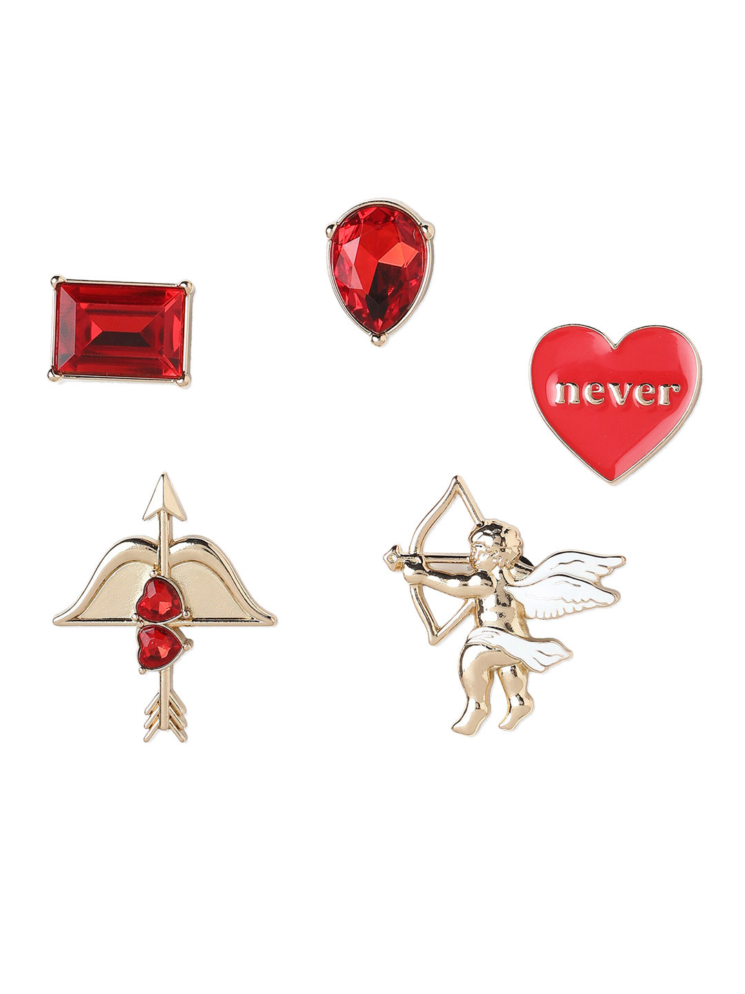 Buy Crocs Set Of 5 Elevated Valentines Shoe Charms Jibbitz Jibbitz