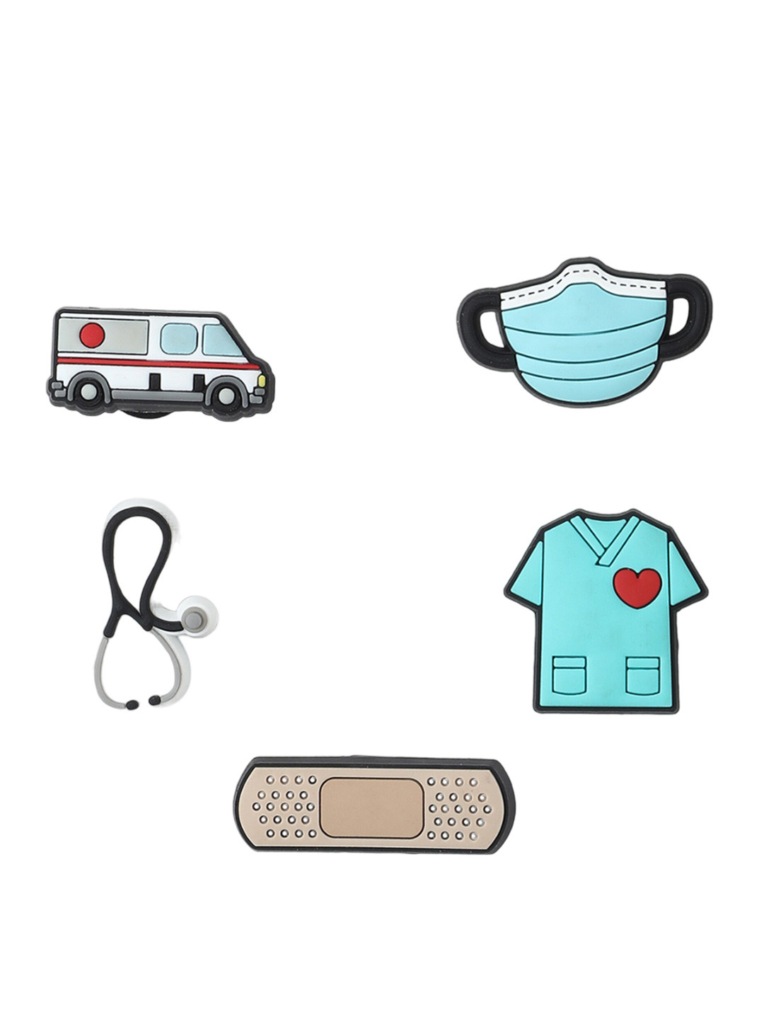 Buy Crocs Set Of 5 Nurses Week Shoe Charms Jibbitz Jibbitz for Unisex