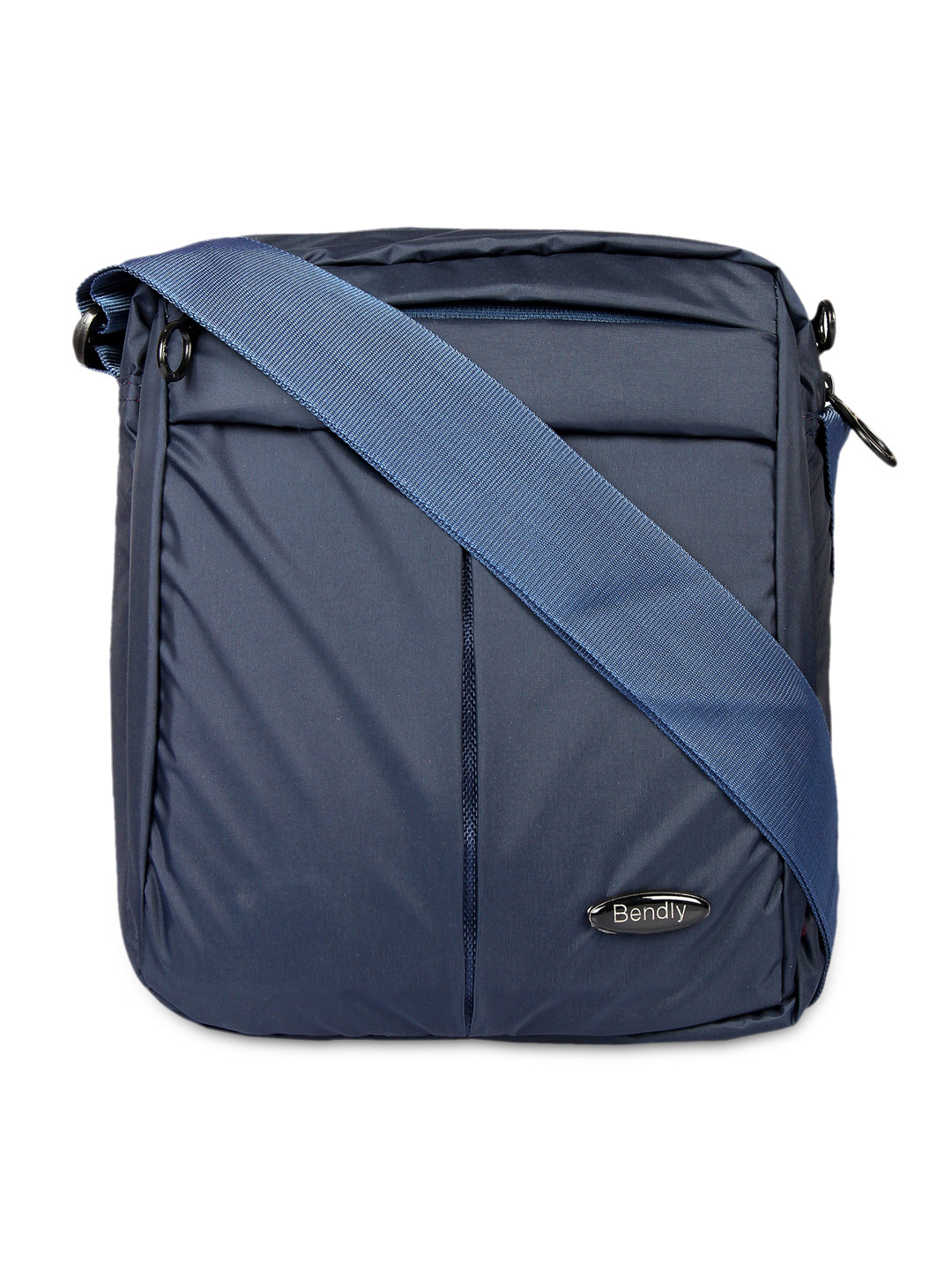 Buy Bendly Unisex Blue Solid Messenger Bag Messenger Bag for Unisex