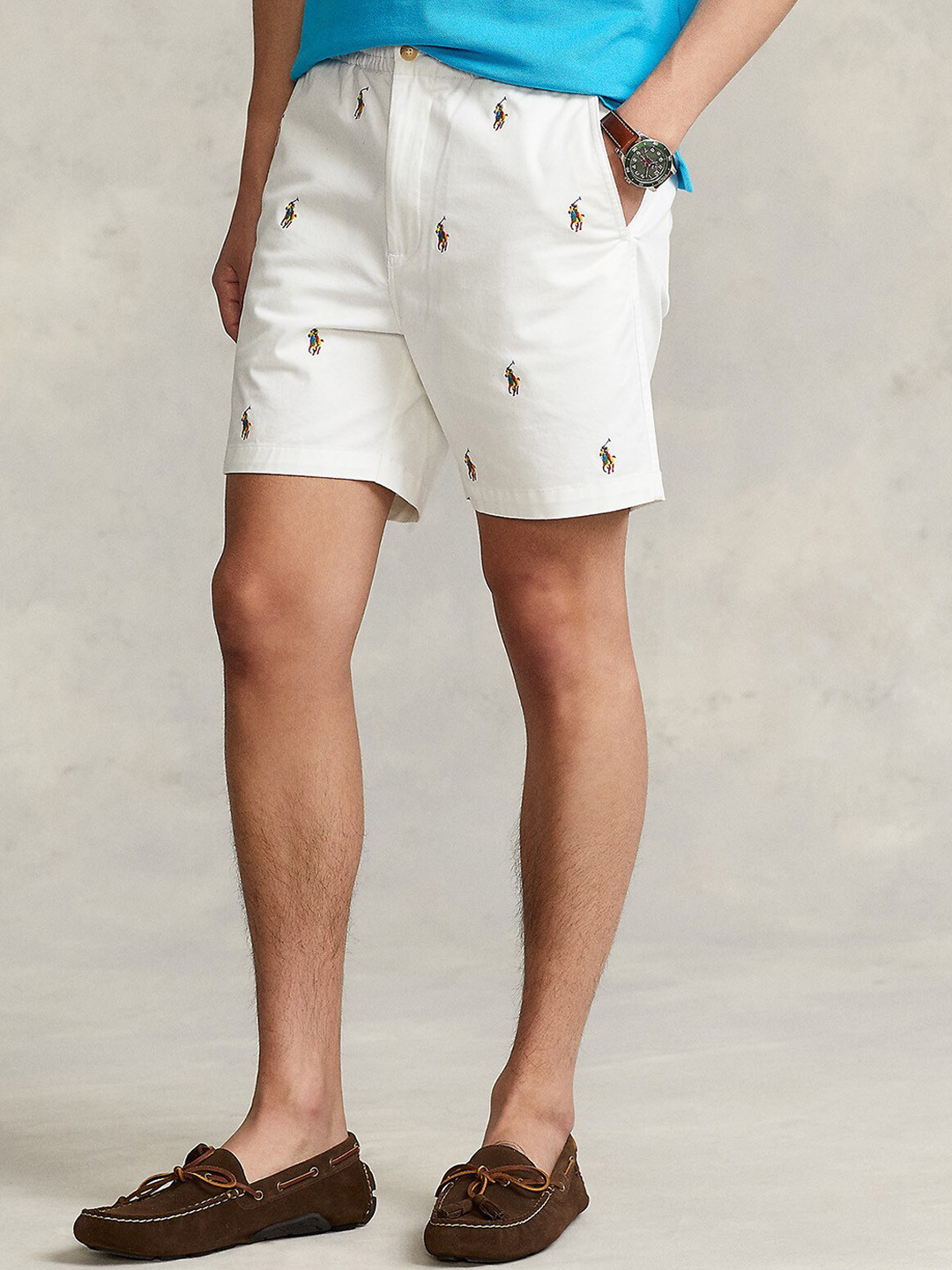 Buy Polo Ralph Lauren Men Embroidered Chino Shorts Shorts for Men 22967108 Myntra