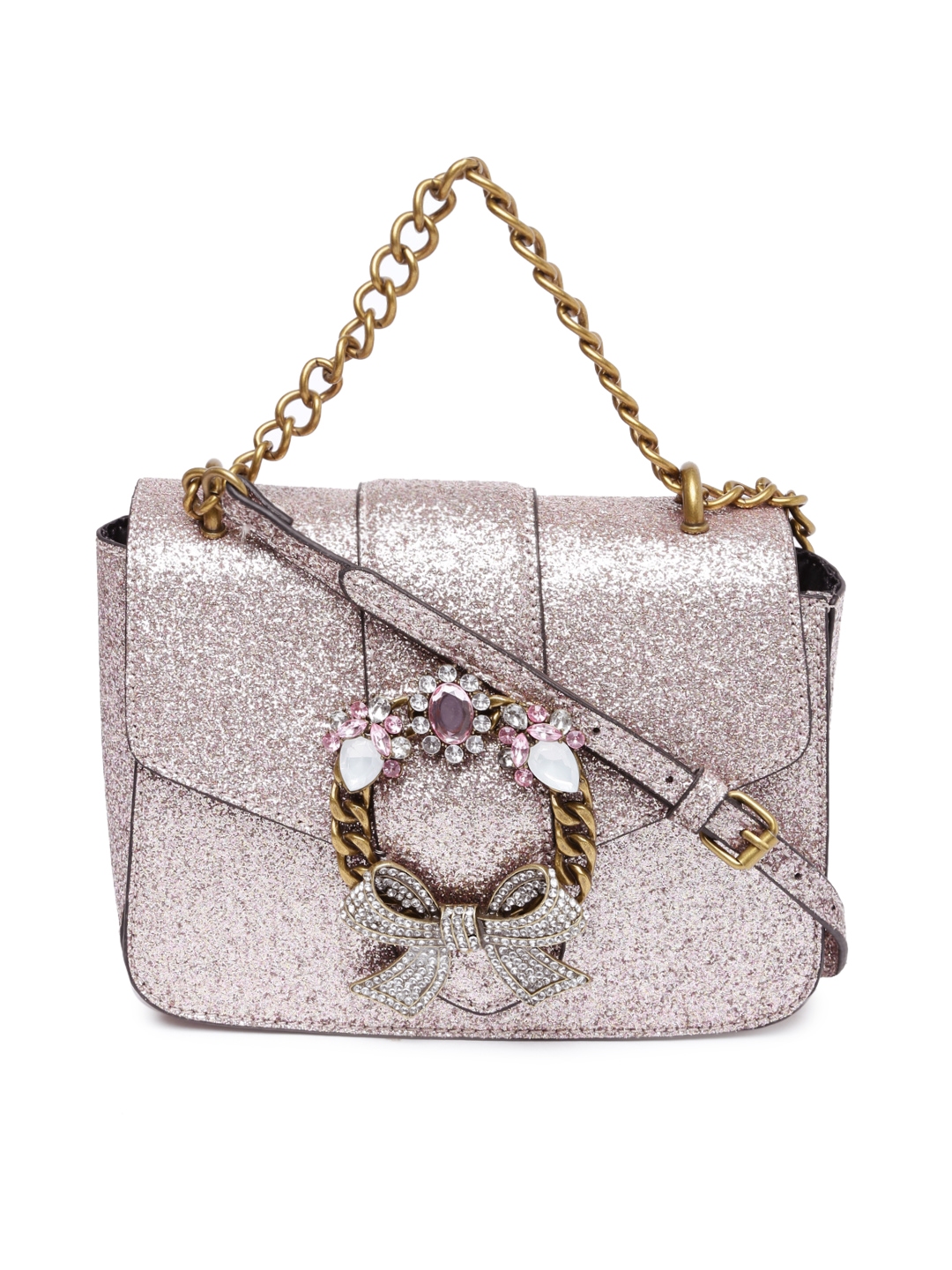 Buy ALDO Pink Embellished FERONNEL Sling Bag - Handbags for Women ...