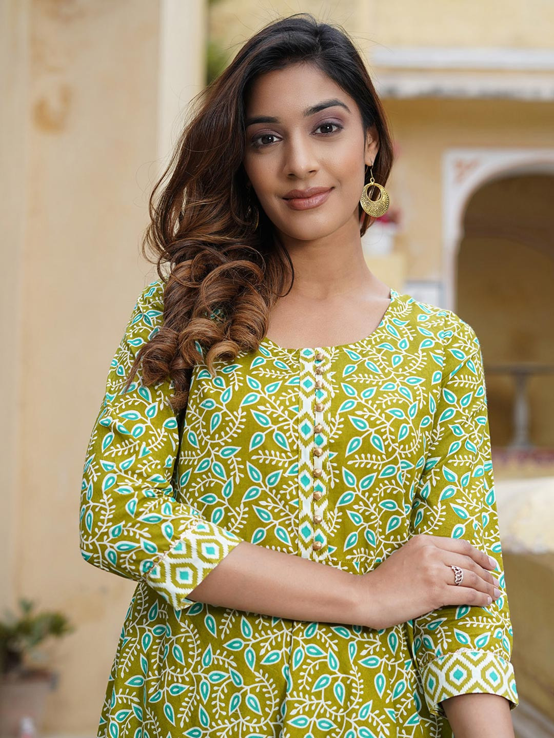 Gotta Patti Kurta With Trousers & With Dupatta