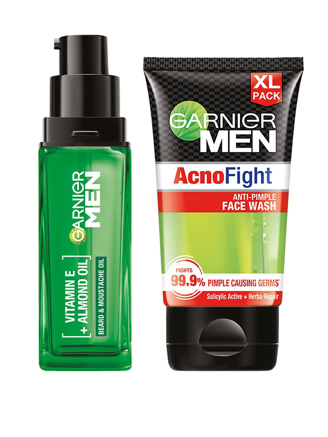 Buy Garnier Men Strong Beard & Moustache Oil 30ml With Acno Fight Anti