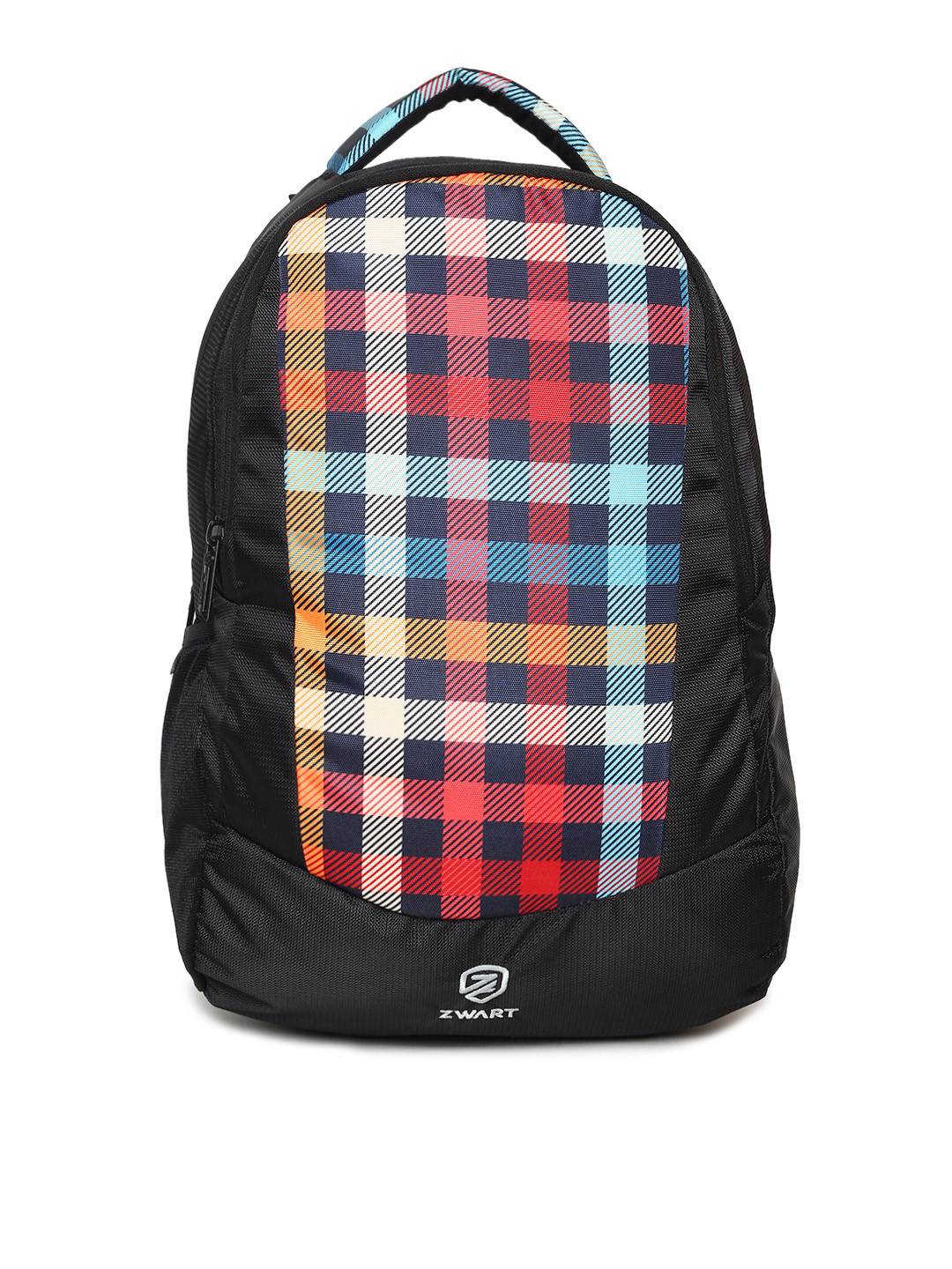 Buy Zwart Unisex Multicoloured FAZER CHECKERED Checked Backpack