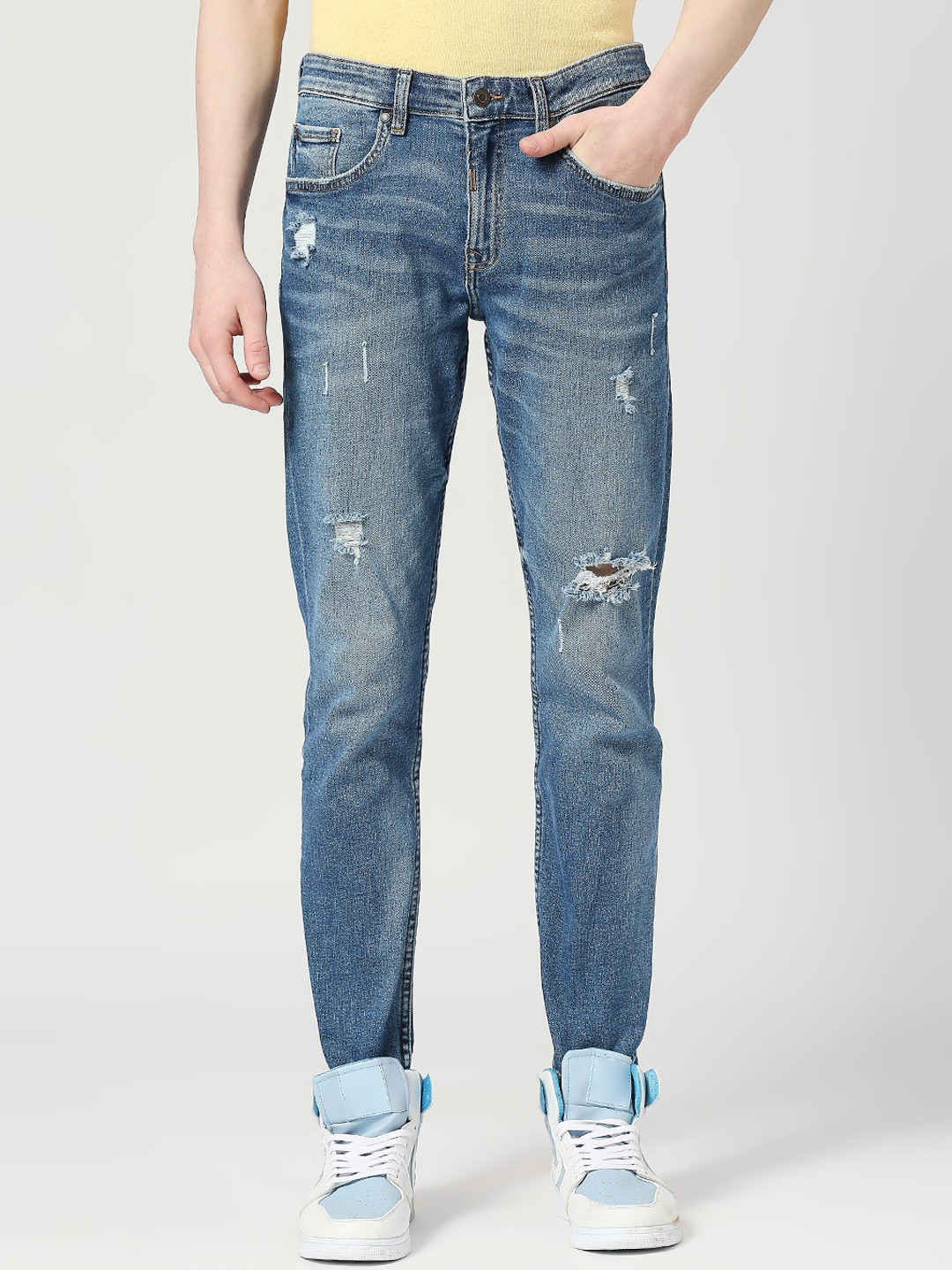 Blue Acid Fade Jeans