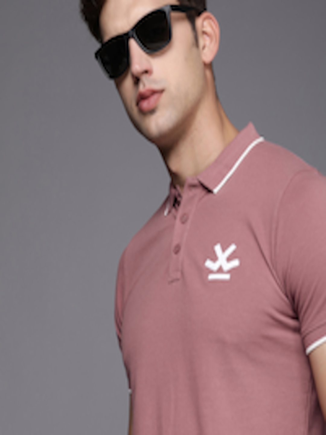 Buy WROGN Men Solid Polo Collar T Shirt - Tshirts for Men 22999066 | Myntra