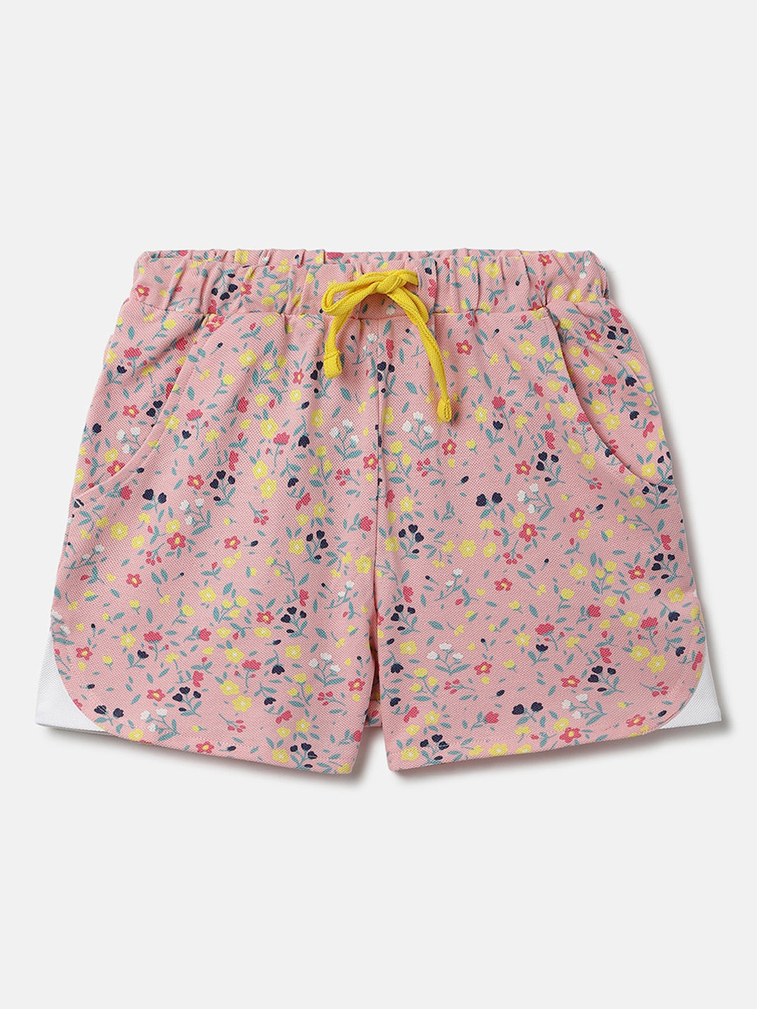 Shorts United Colors Of Benetton Para Niña - Corte Regular, Cintura Elástica Con Cordón, Algodón 100%