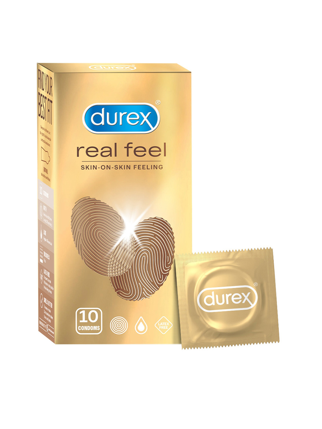 Buy Durex Real Feel Latex Free Condom 10 Count Condoms for Men