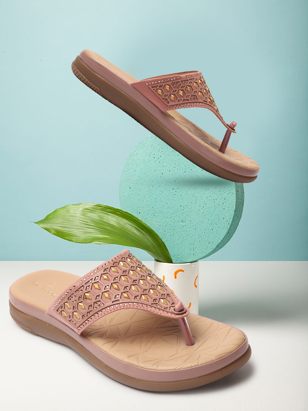 comfortable open toe flats