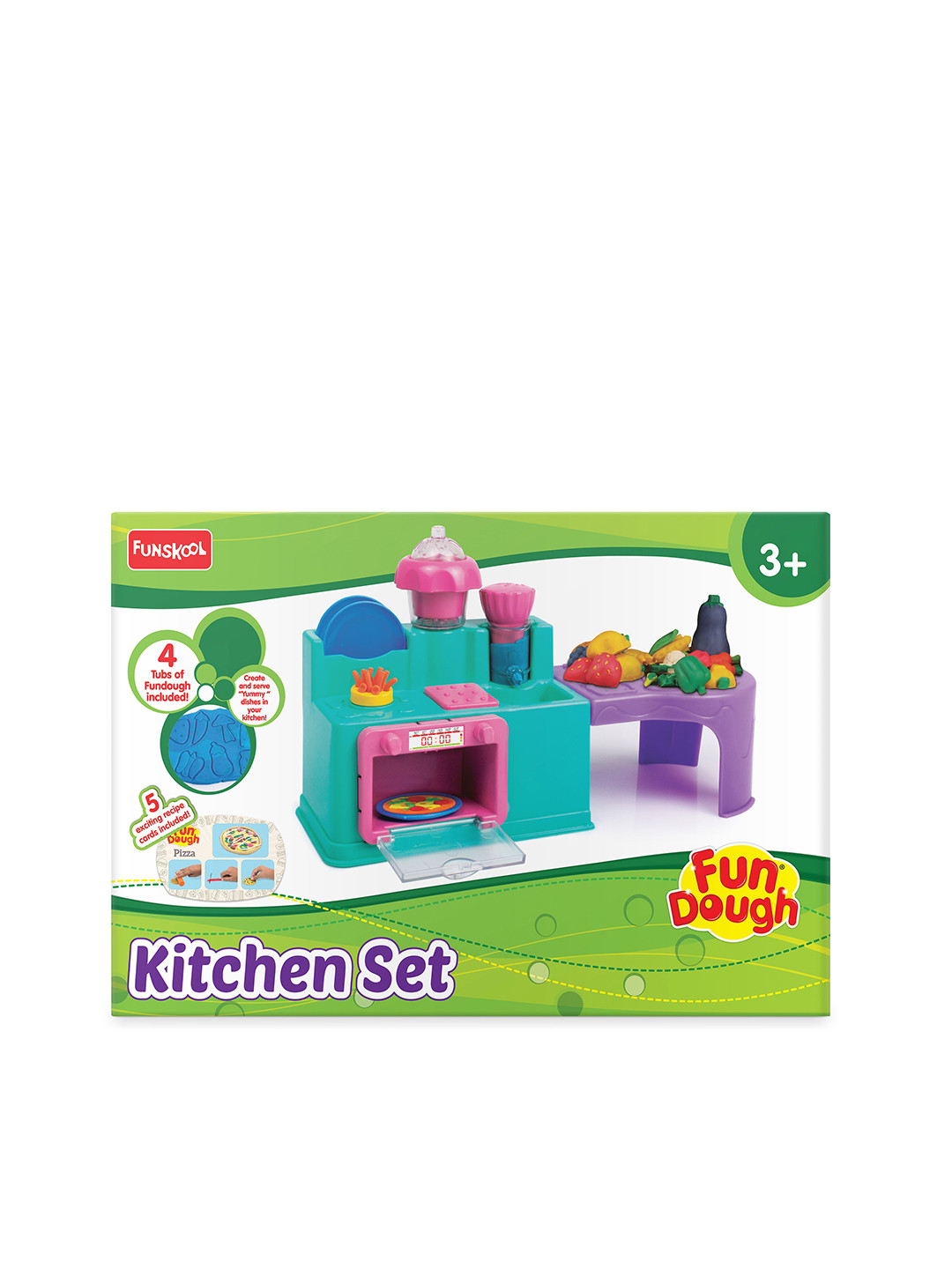 Buy Fun Dough Kitchen Play Set For Age 3+ Years Art And Craft for