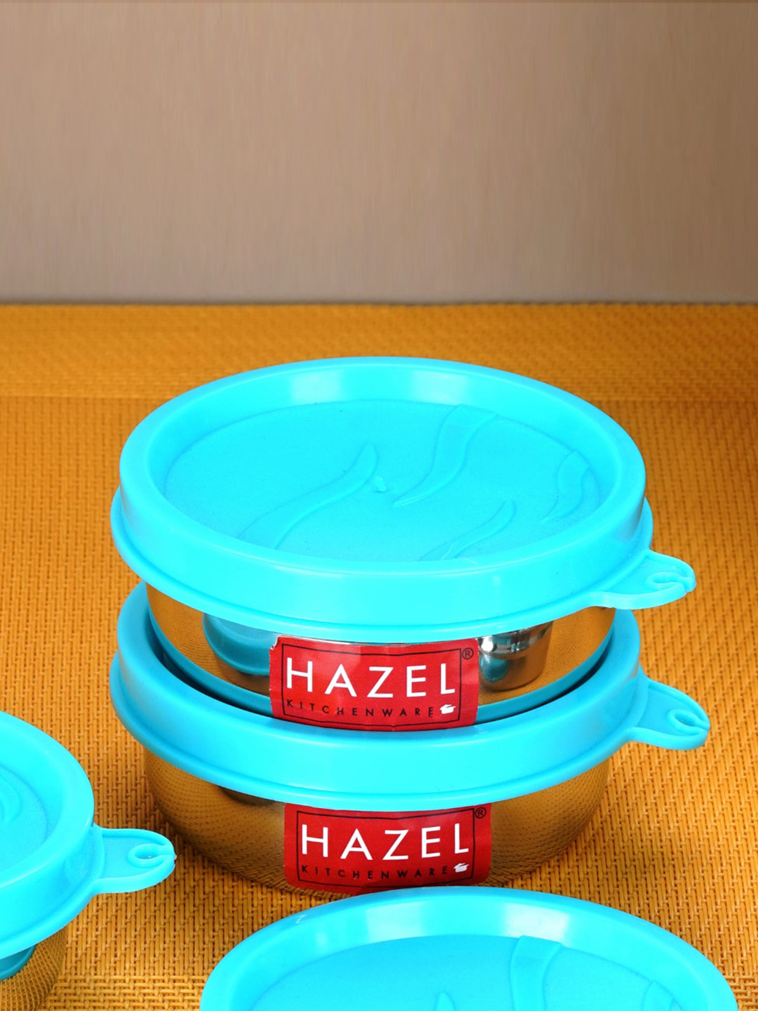 Buy HAZEL Air Tight Containers For Storage Stainless Steel Leak Proof Container Set Of 2 Lunch
