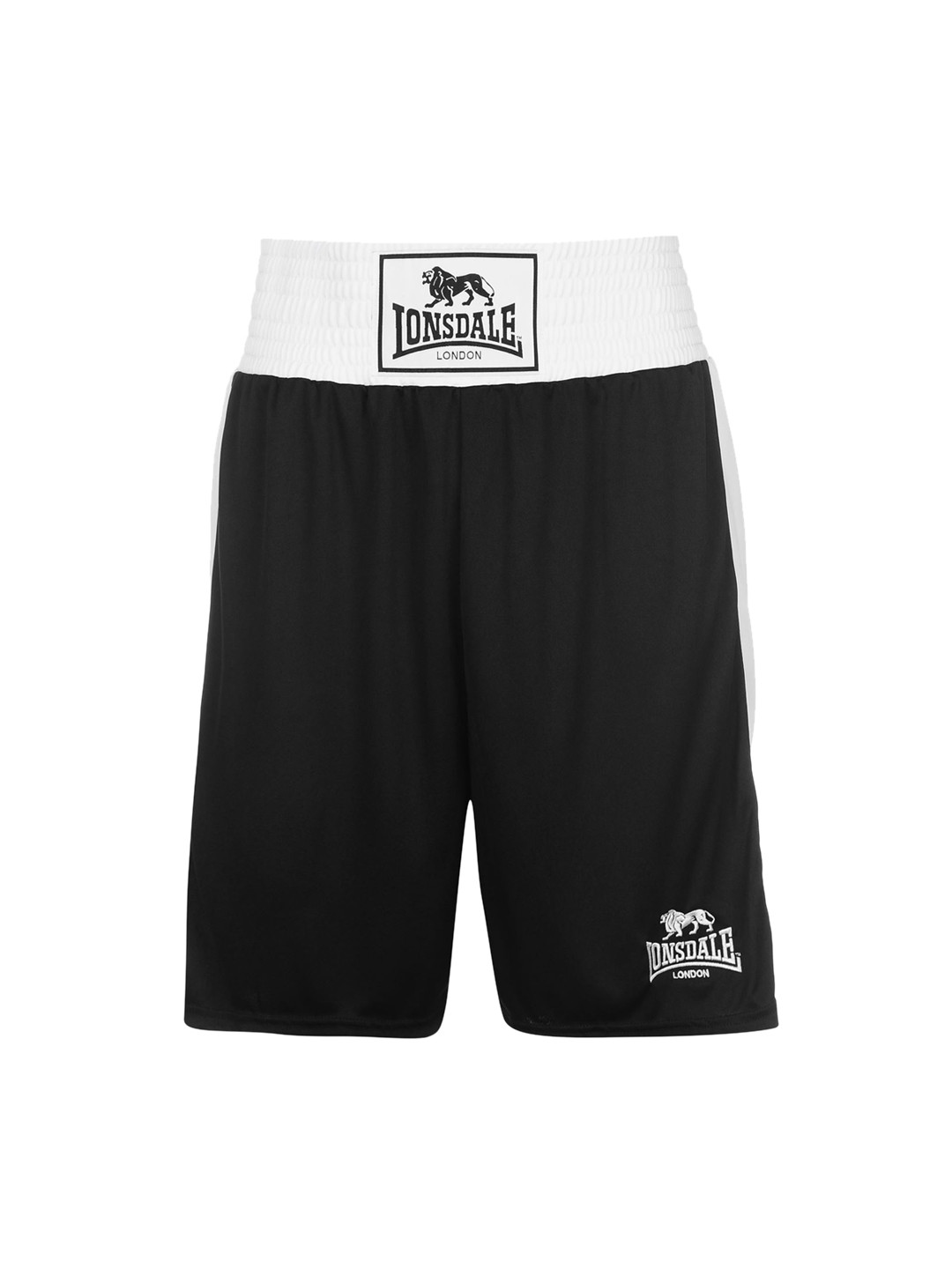 Buy Lonsdale Men Black Solid Regular Fit Sports Shorts Shorts for Men