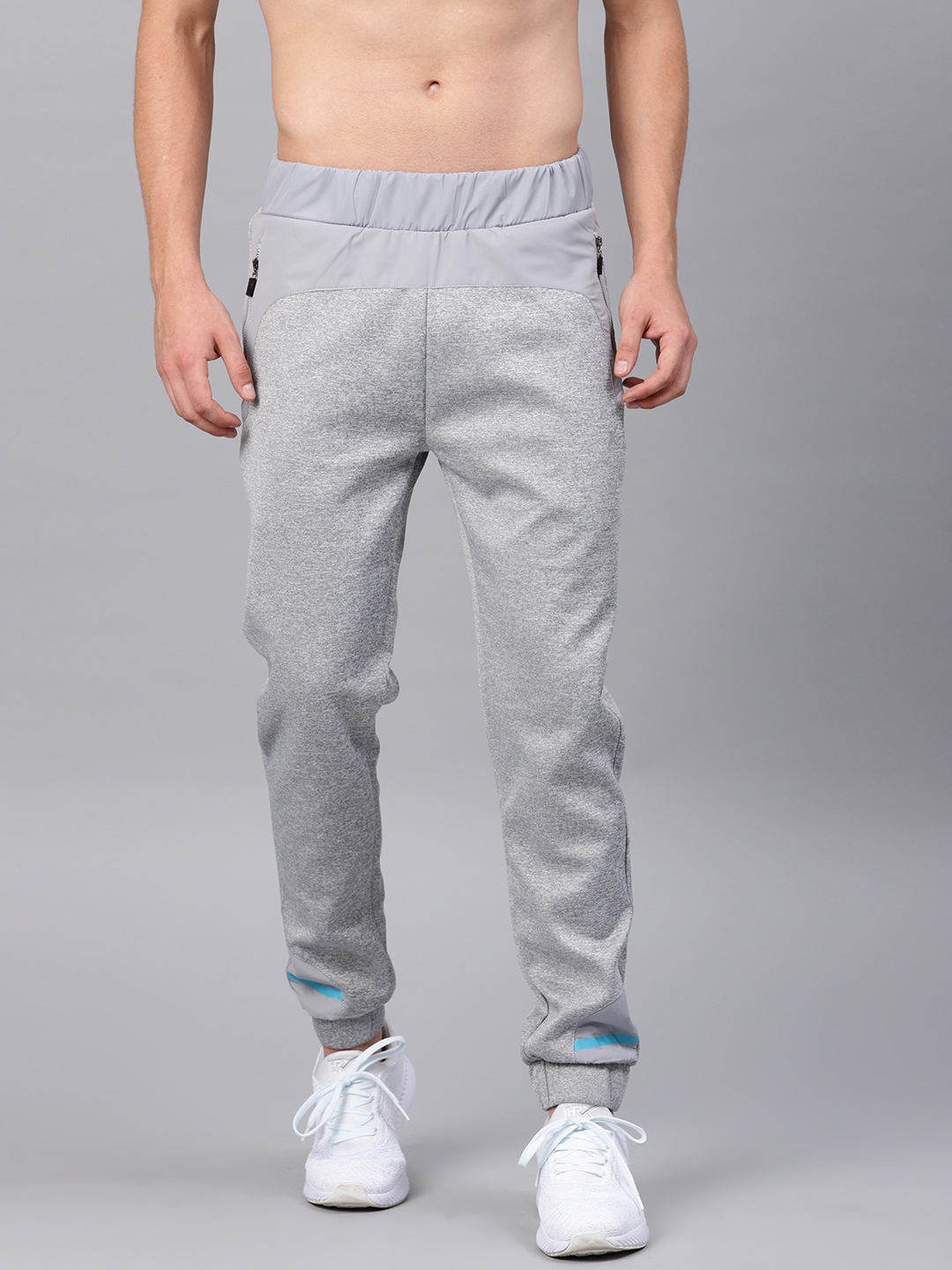 hrx grey track pants