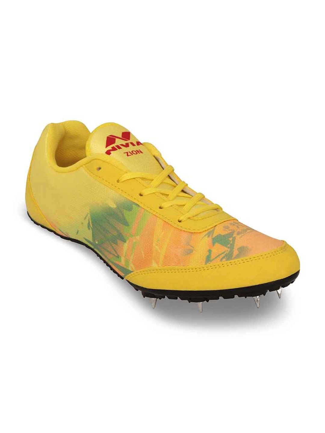 nivia zion running spike shoes