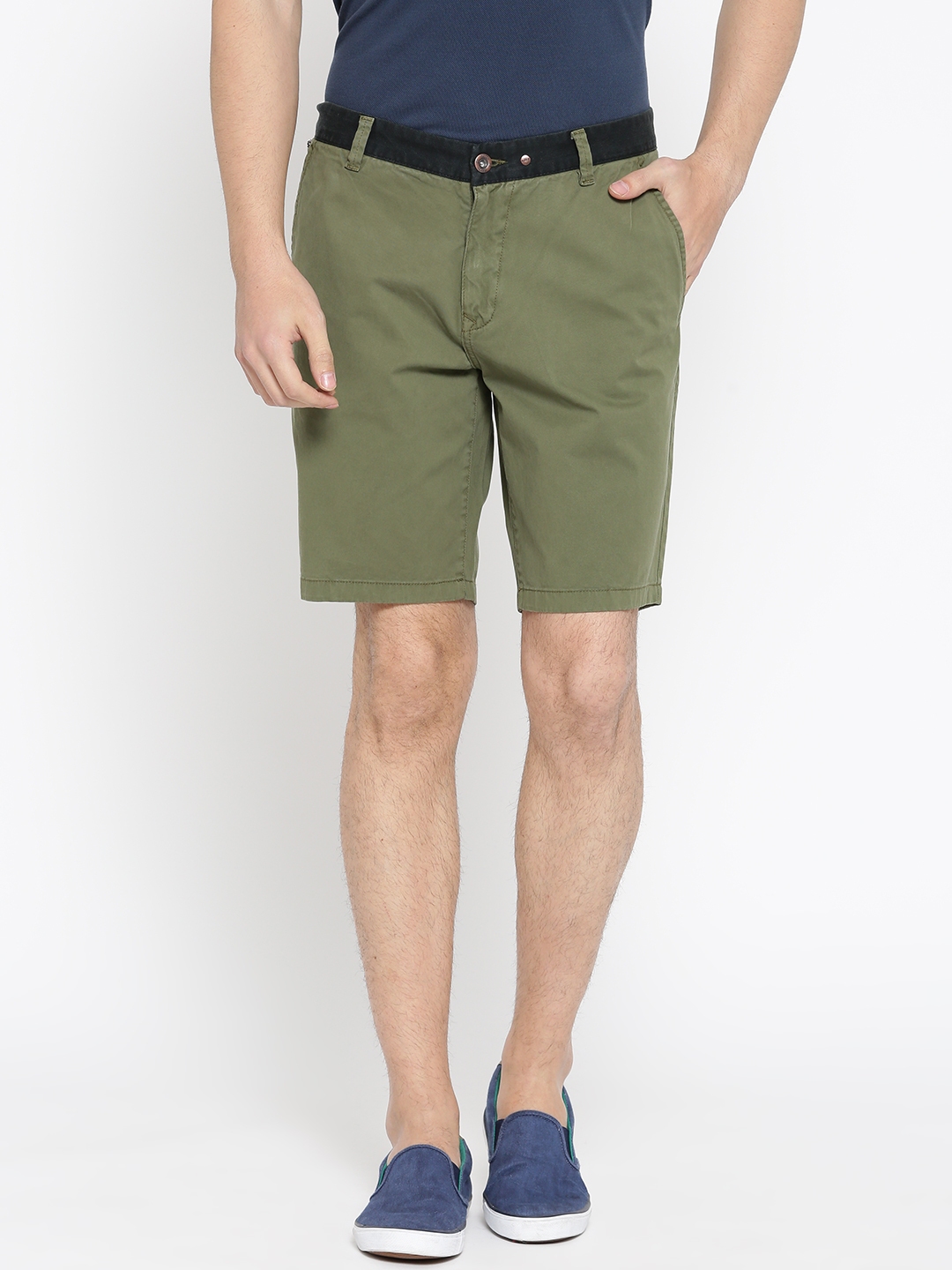 green chino shorts mens