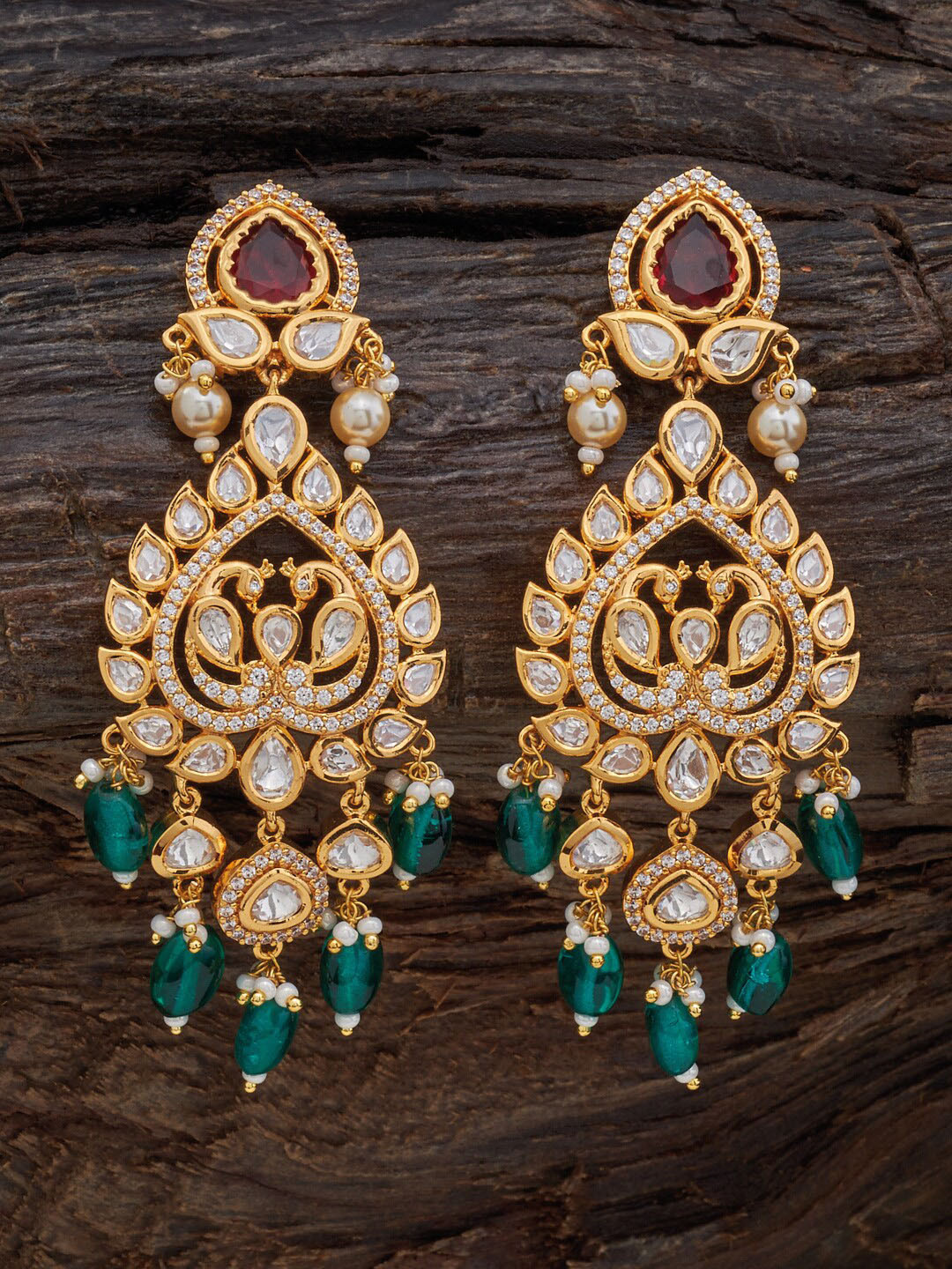 Buy Kushal's Fashion Jewellery Classic Jhumkas Earrings Earrings for