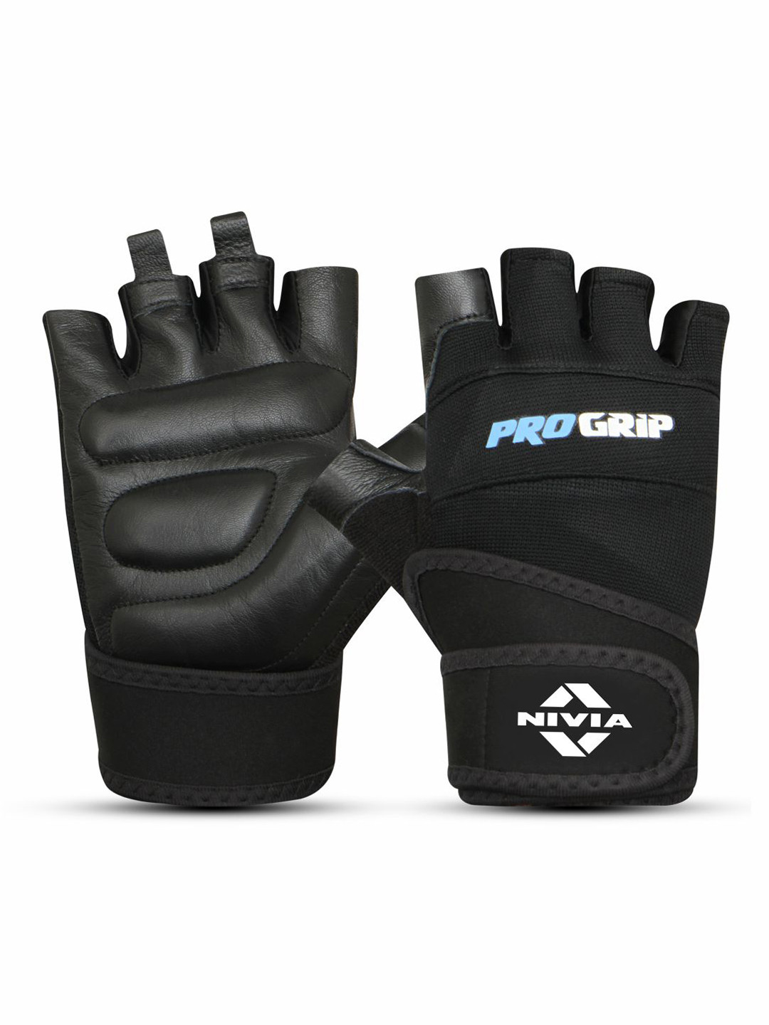 Buy NIVIA Wrist Grip Genuine Leather Gym Gloves Gloves for Unisex