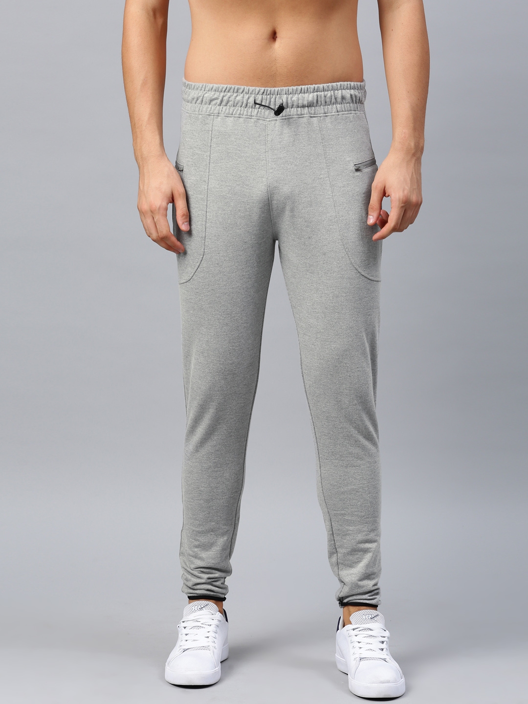 hrx grey track pants
