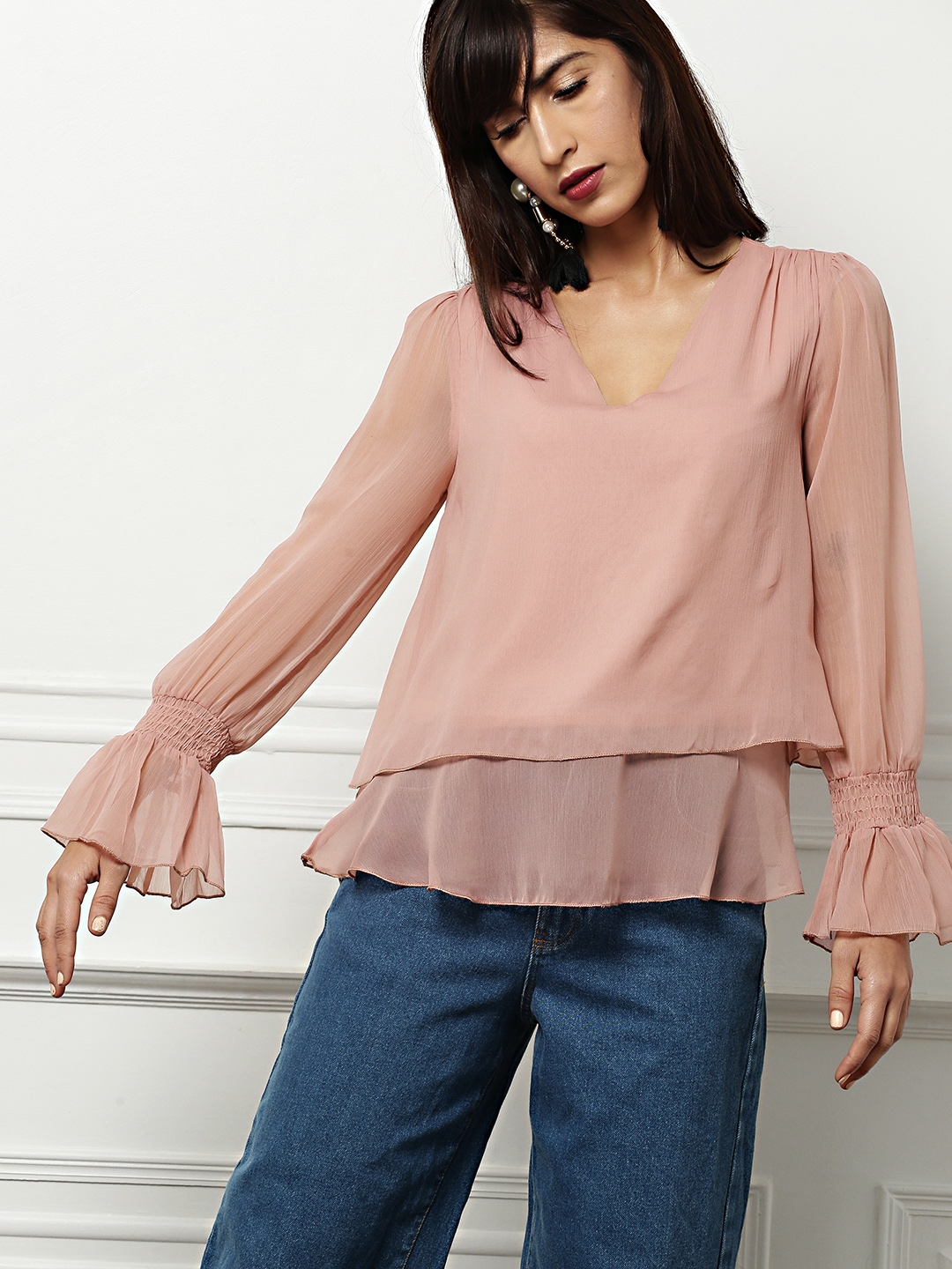 Buy All About You Women Pink Solid Top - Tops for Women 2311317 | Myntra