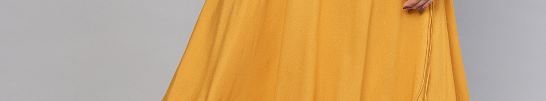 Buy RARE Mustard Yellow Flared Maxi Skirt - Skirts for Women 23114112 ...