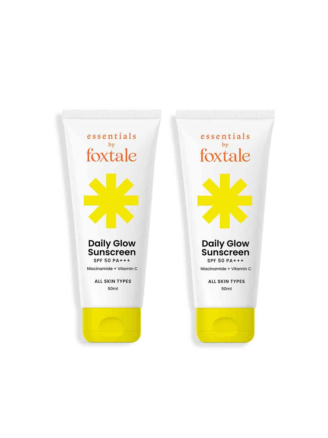 Buy FoxTale Essentials Set Of 2 Brightening SPF 50+ PA+++Sunscreens