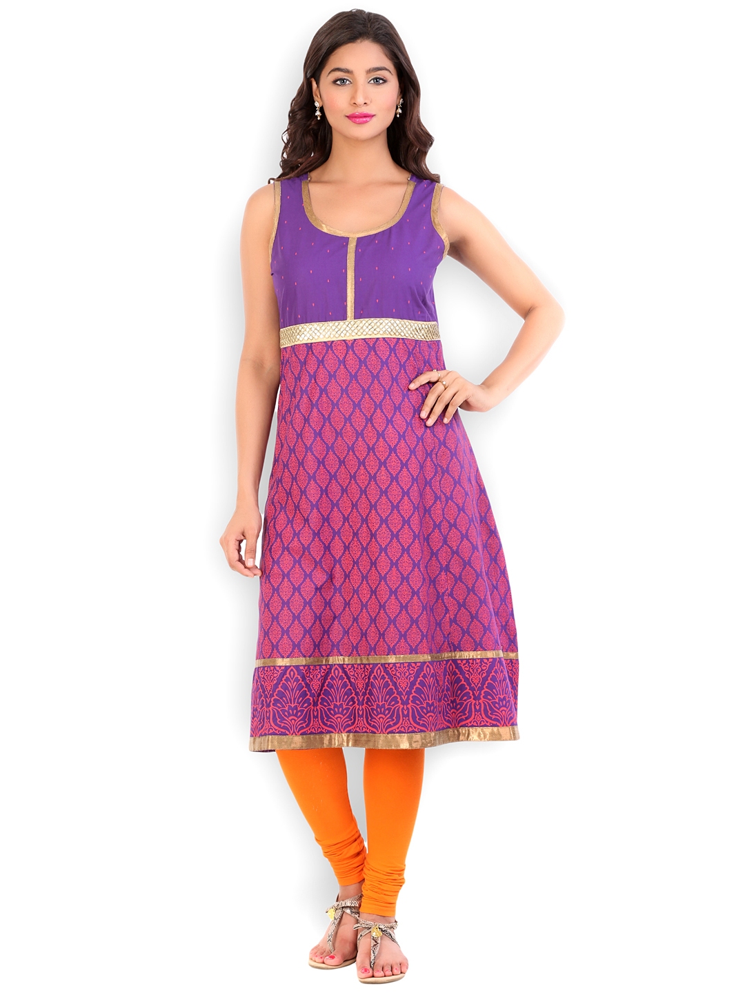 anarkali kurti myntra
