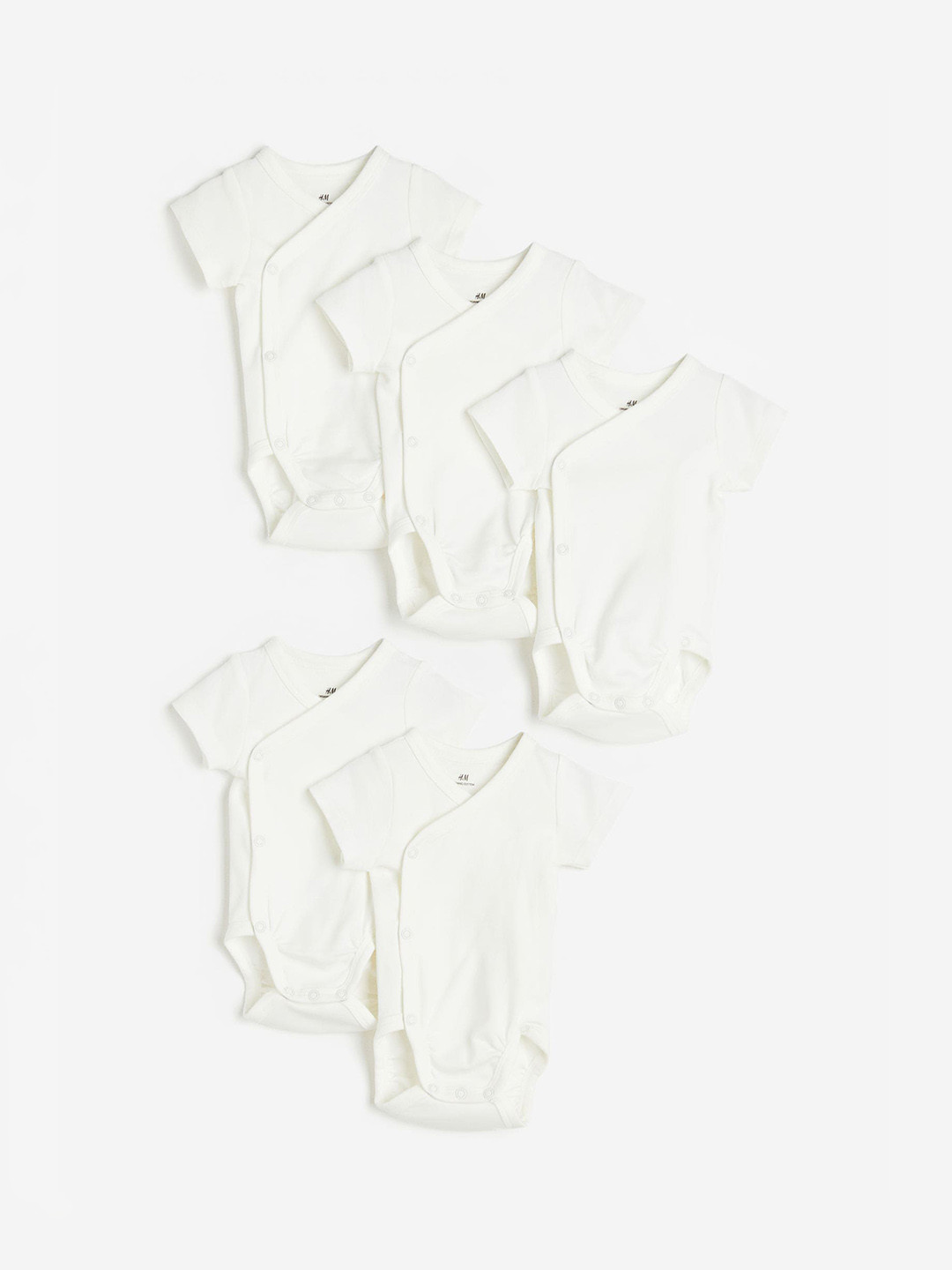 Buy H&M Girls 5 Pack Cotton Bodysuits Bodysuit for Girls 23126692 Myntra