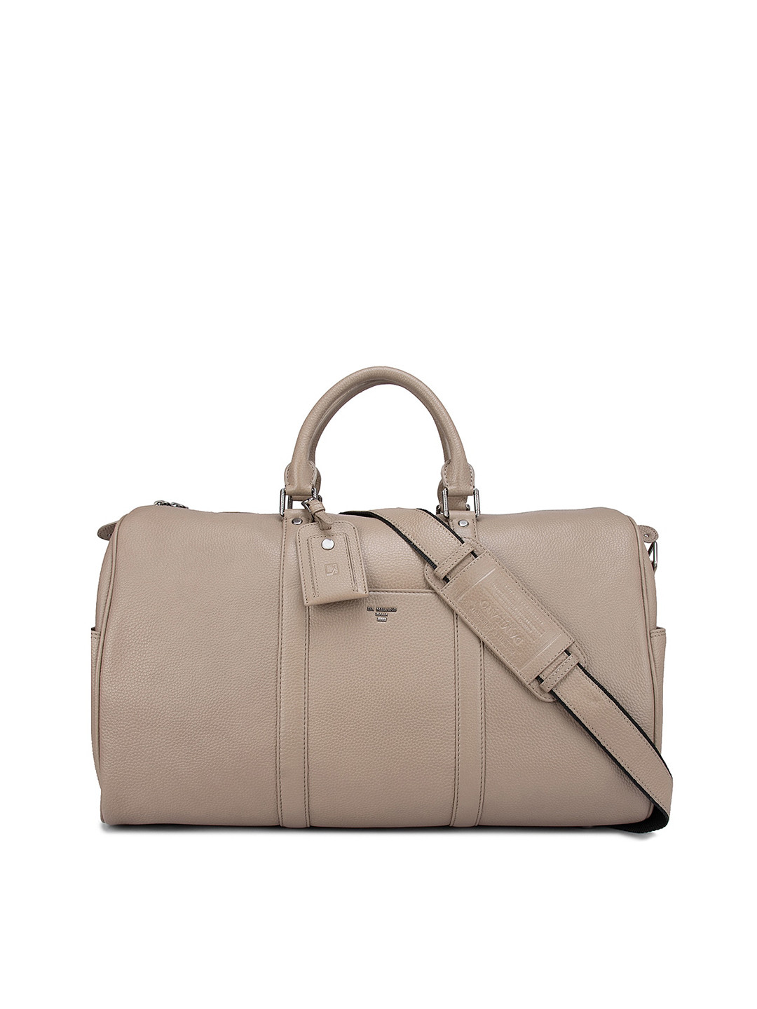 Buy Da Milano Leather Structured Duffel Bag Duffel Bag for Unisex