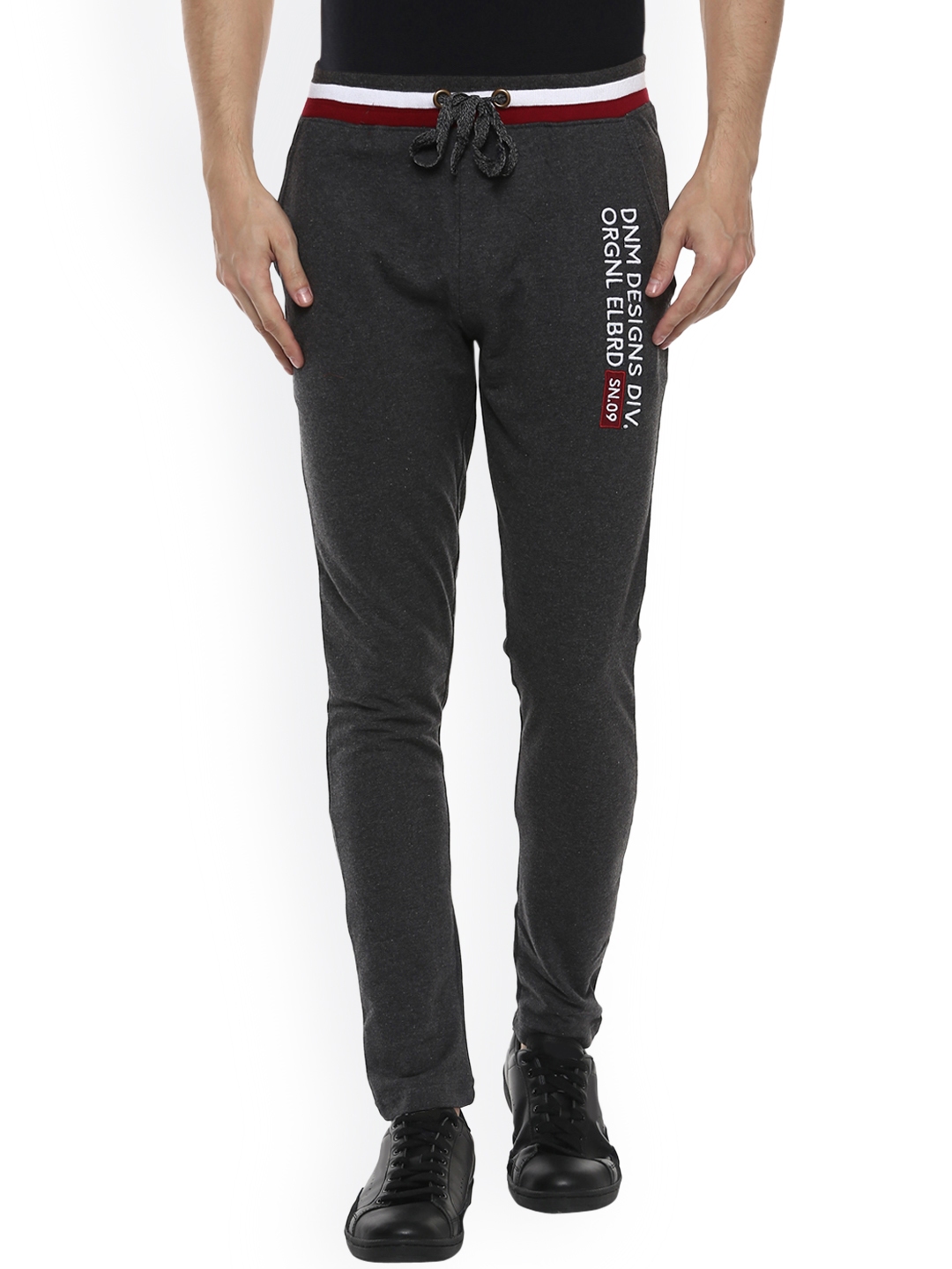 grey track pants mens