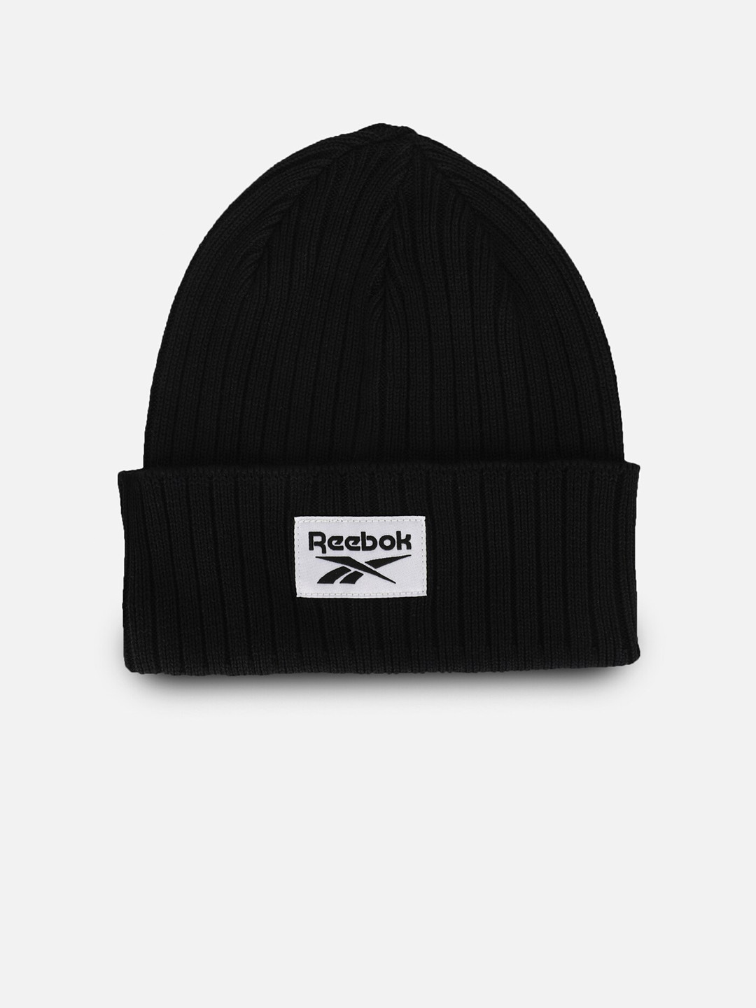 Buy Reebok Men Logo Printed Training Essentials Cotton Beanie Caps