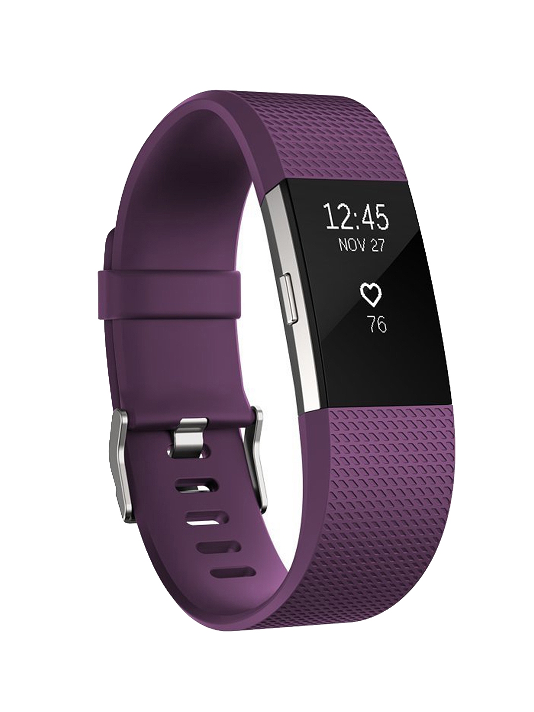 Buy Fitbit Unisex Purple Charge 2 Small Fitness Band FB407SPMS ...