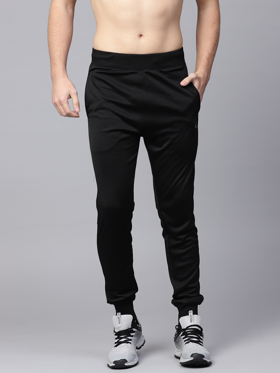 HRX by Hrithik Roshan Men Black Solid Joggers