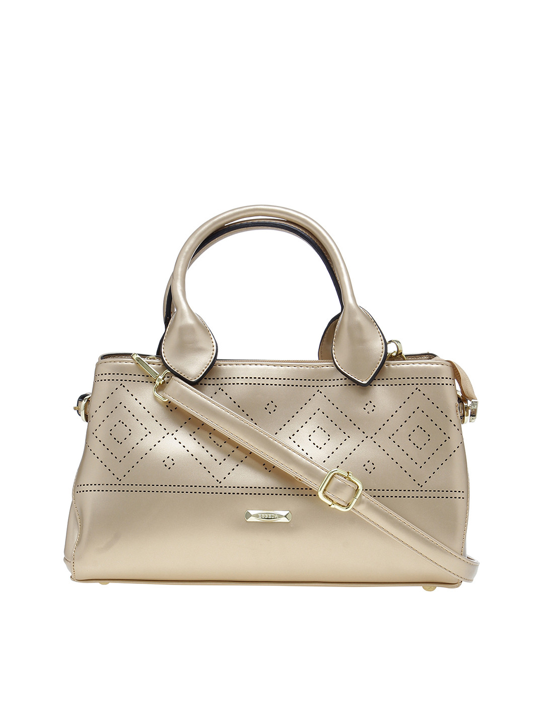 Buy ESBEDA Gold Toned Solid Handheld Bag Handbags for Women 2314946