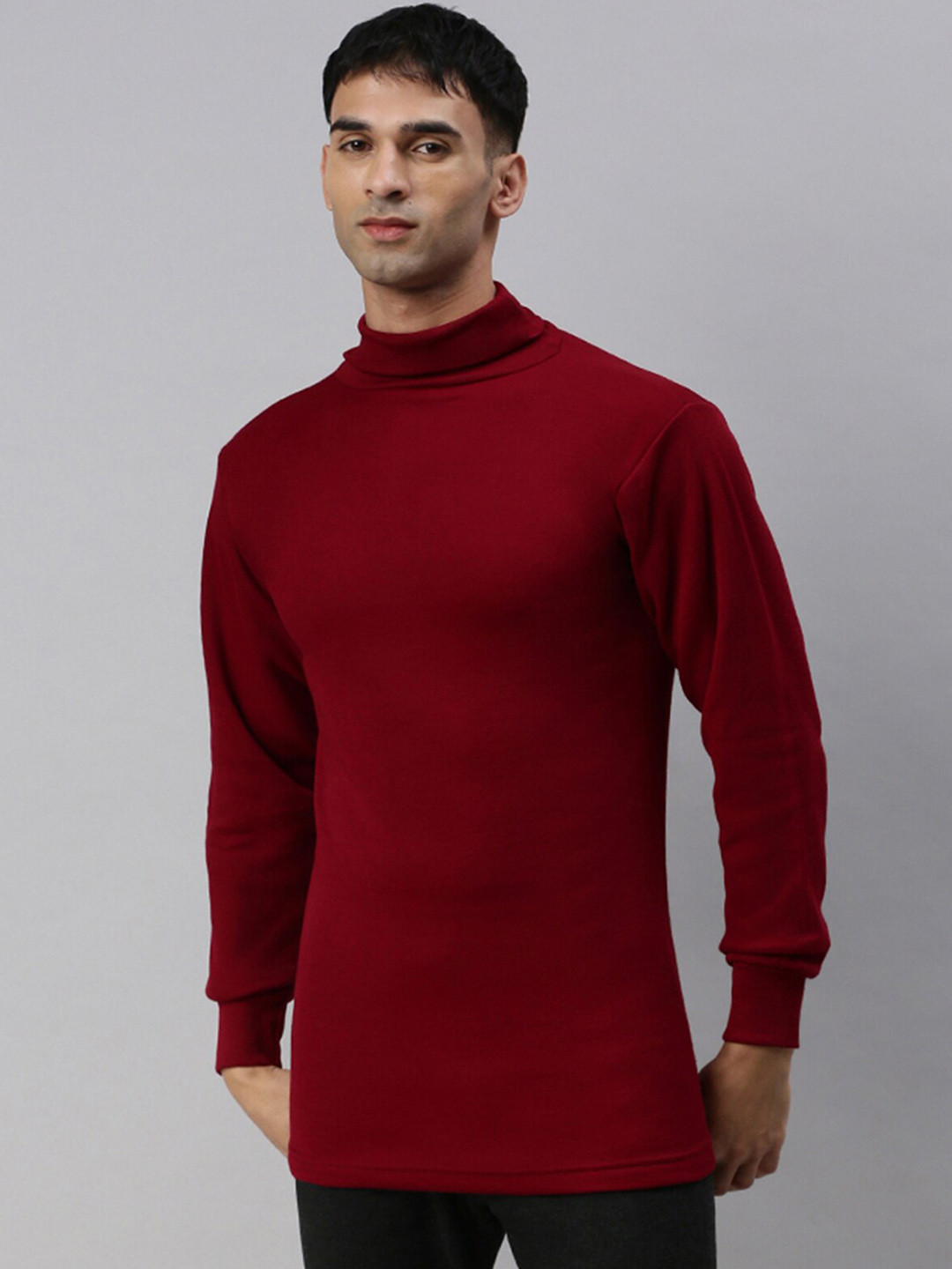 Buy Lux Cottswool High Neck Thermal Top Thermal Tops for Men 23155902
